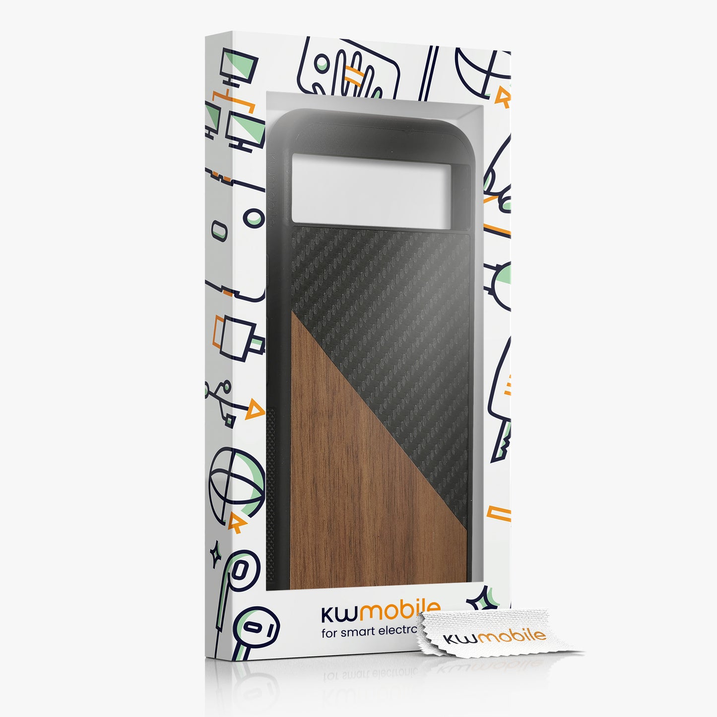 kwmobile Hülle kompatibel mit Google Pixel 8a - Handyhülle - Handy Schutzhülle - Smartphone Cover