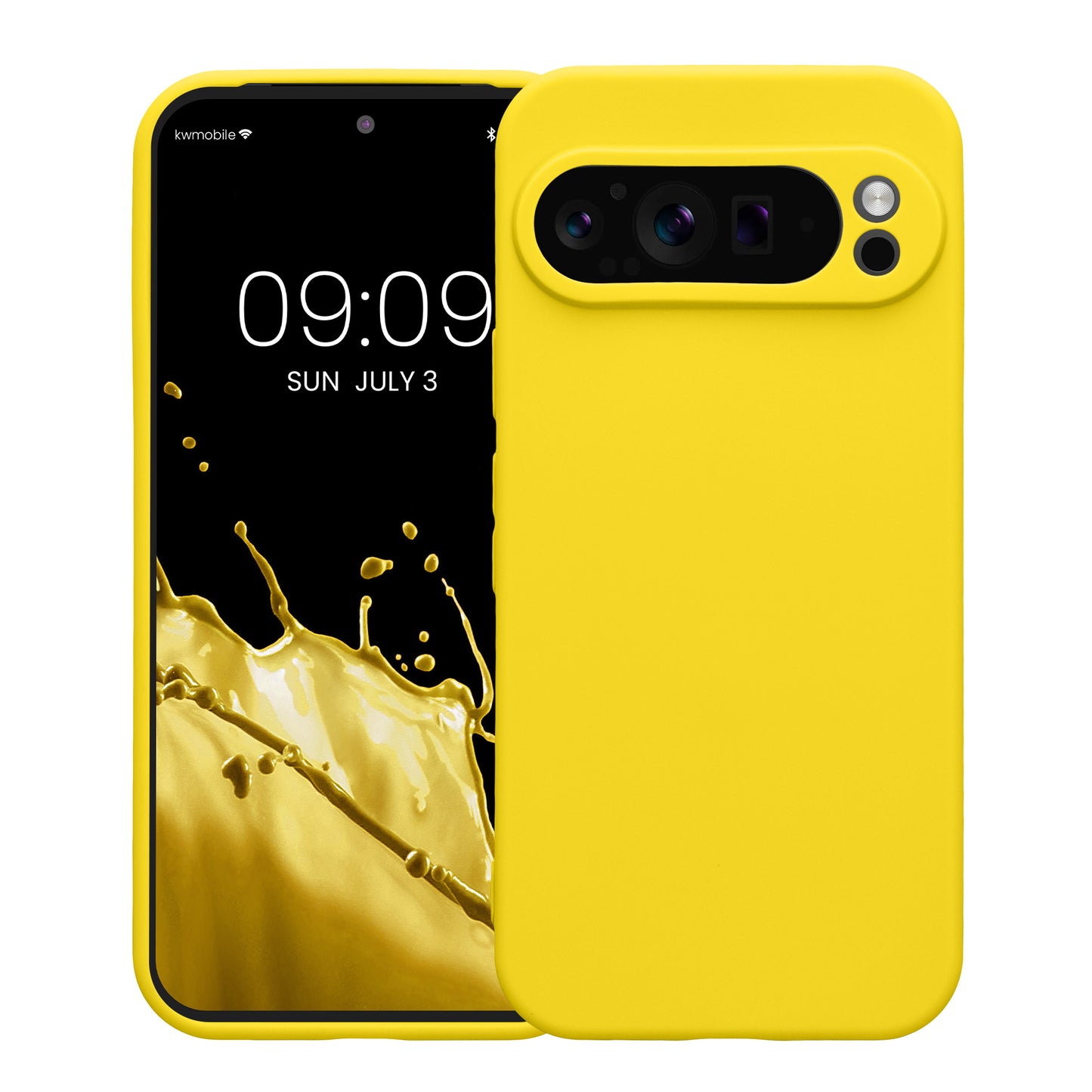 kwmobile Handyhülle für Google Pixel 9 Pro Hülle - weiches Handy Silikon Case - Schutzhülle Cover