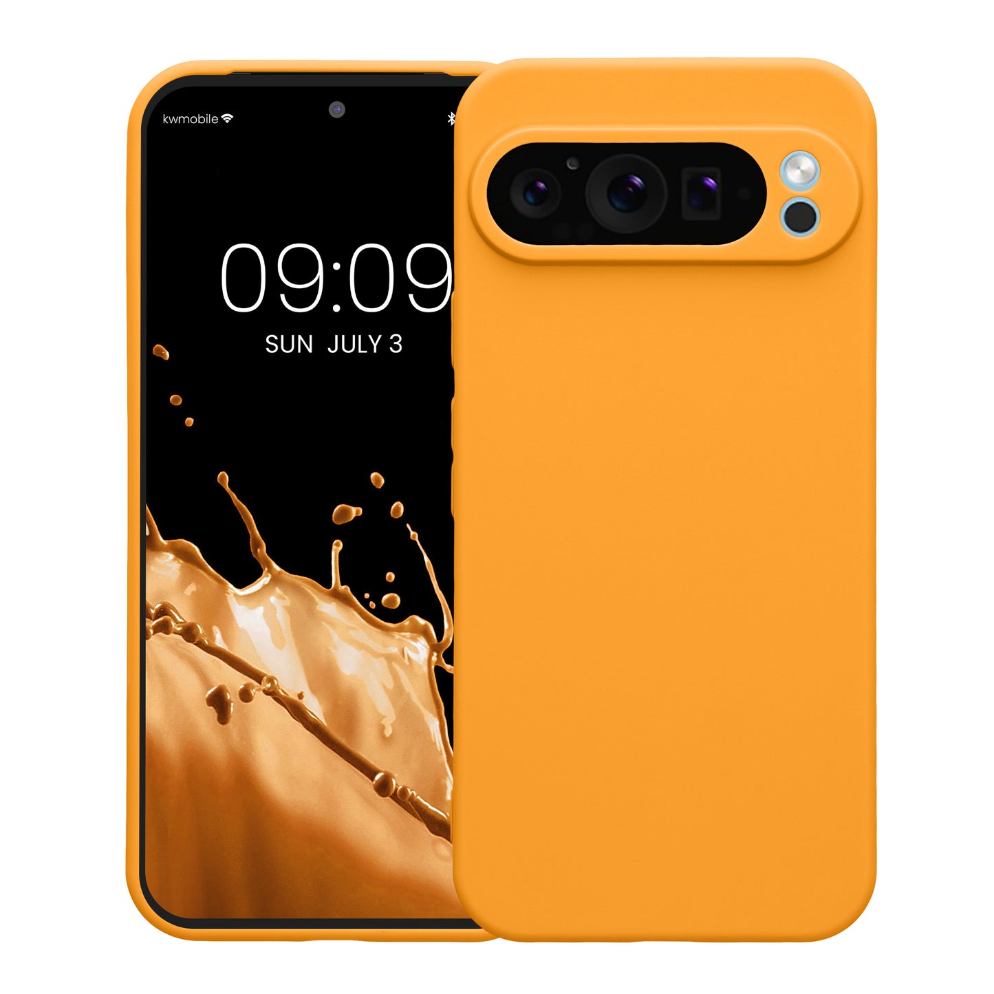kwmobile Handyhülle für Google Pixel 9 Pro XL Hülle - weiches Handy Silikon Case - Schutzhülle Cover