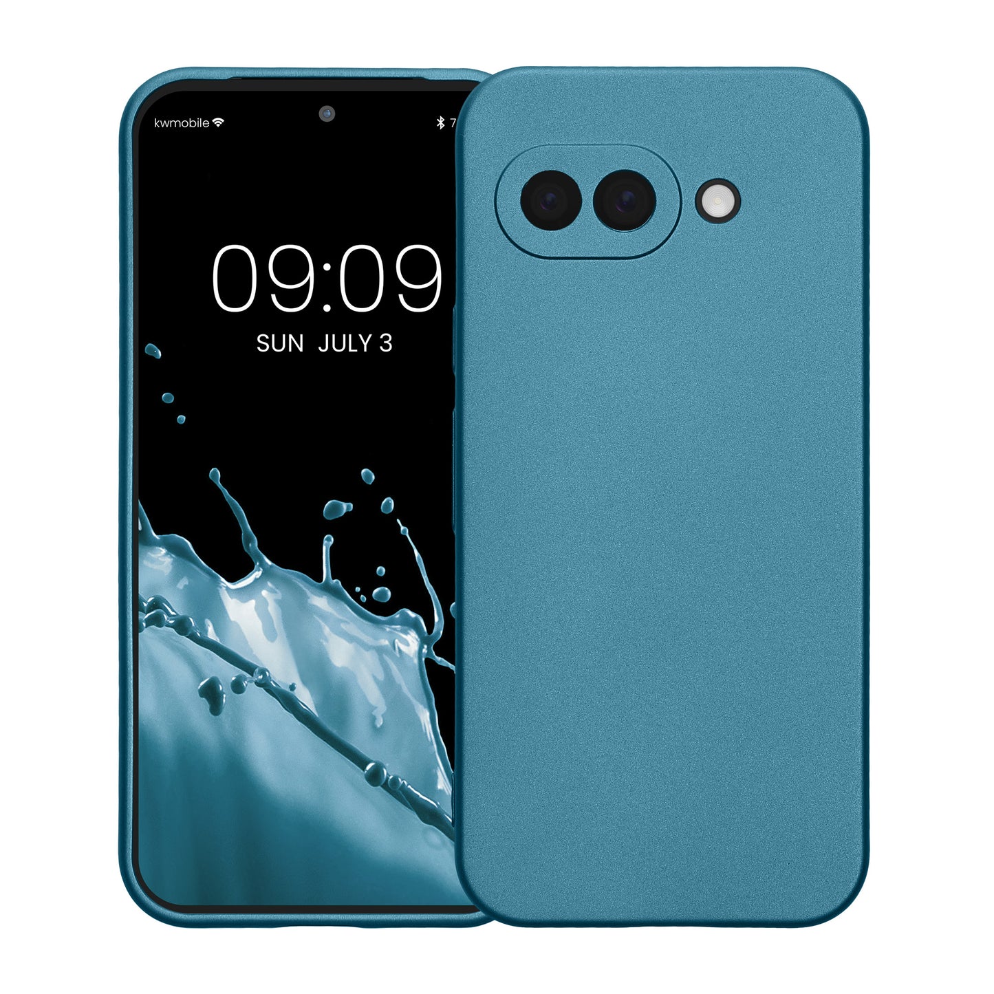 kwmobile Handyhülle für Google Pixel 9a Hülle - weiche Silikon Case - Schutzhülle Cover