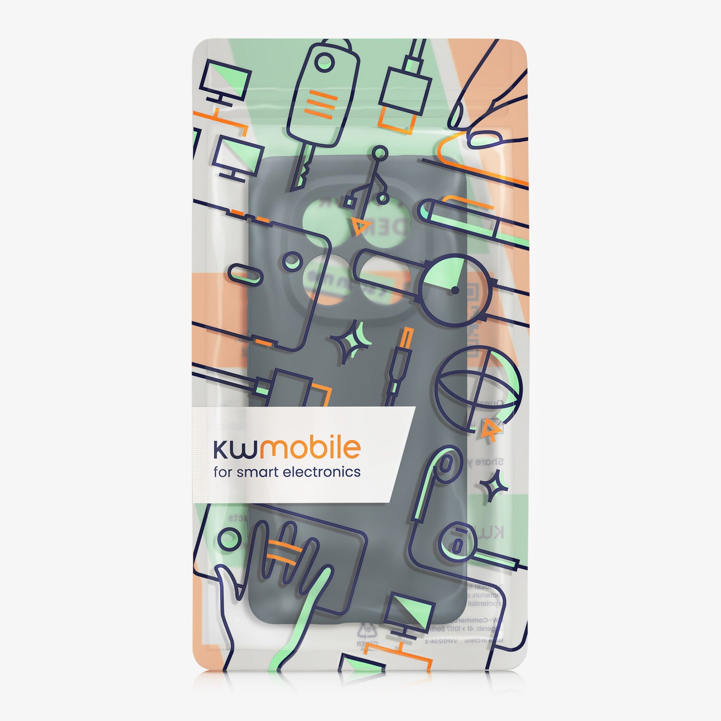 kwmobile Handyhülle kompatibel mit Xiaomi Redmi Note 14 Pro+ 5G / Redmi Note 14 Pro Plus 5G Hülle - Handy Case aus weichem Silikon