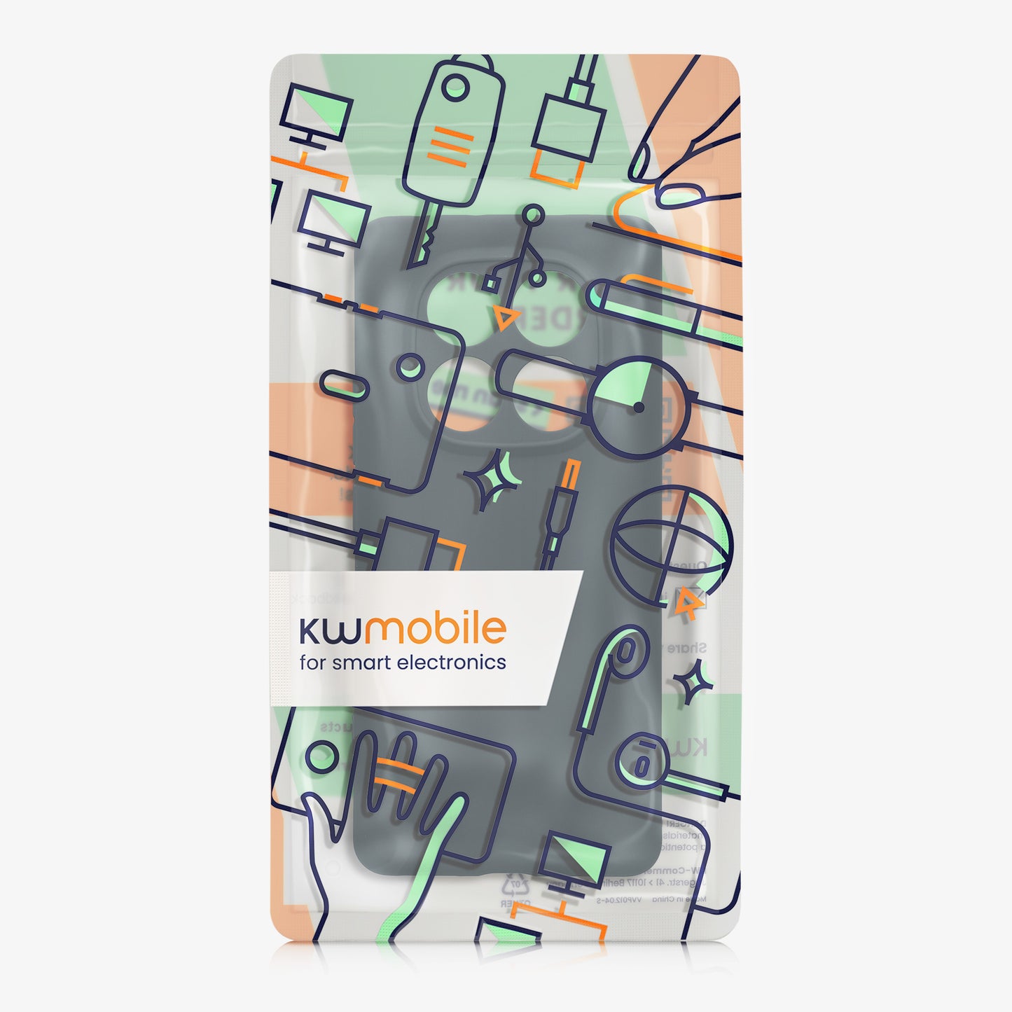 kwmobile Handyhülle für Xiaomi Redmi Note 14 Pro 5G / Poco X7 Hülle - weiches Handy Silikon Case - Schutzhülle Cover