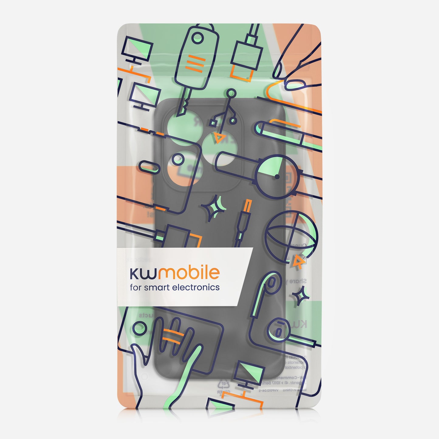 kwmobile Handyhülle für Blackview Shark 9 Hülle - weiches Handy Silikon Case - Schutzhülle Cover