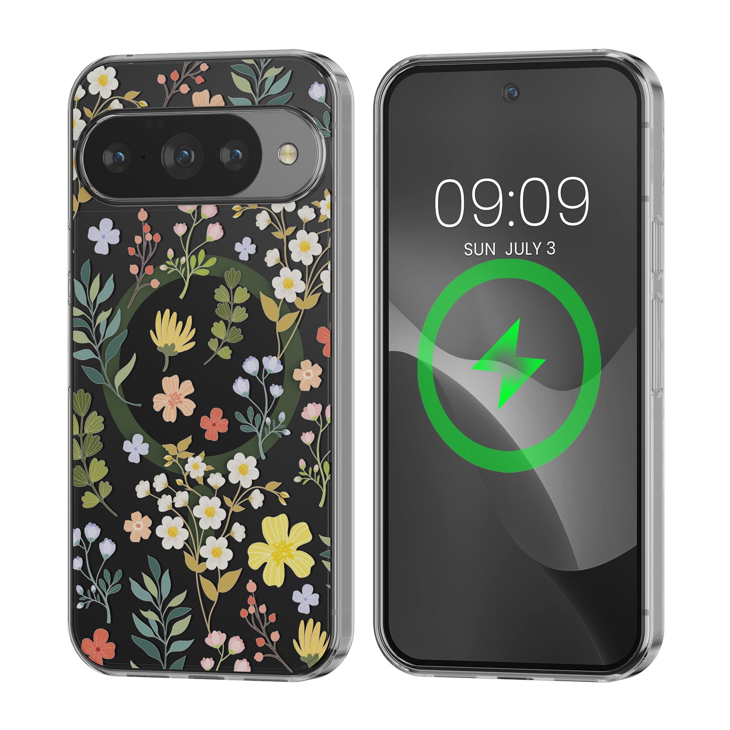 kwmobile kristallklares Hardcase kompatibel mit Google Pixel 10 / Pixel 10 Pro Hülle - kompatibel mit MagSafe - TPU Case