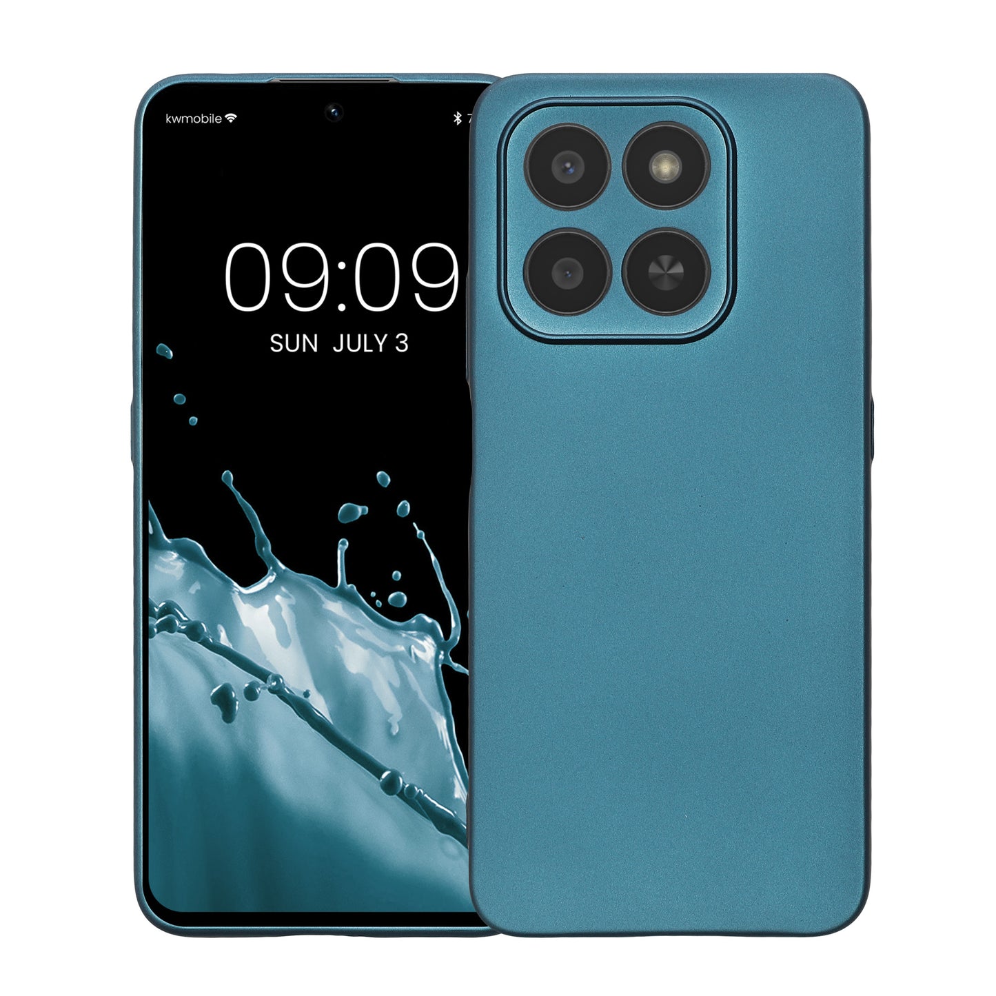 kwmobile Handyhülle für HONOR 400 Smart 5G / X7d Hülle - weiche Silikon Case - Schutzhülle Cover