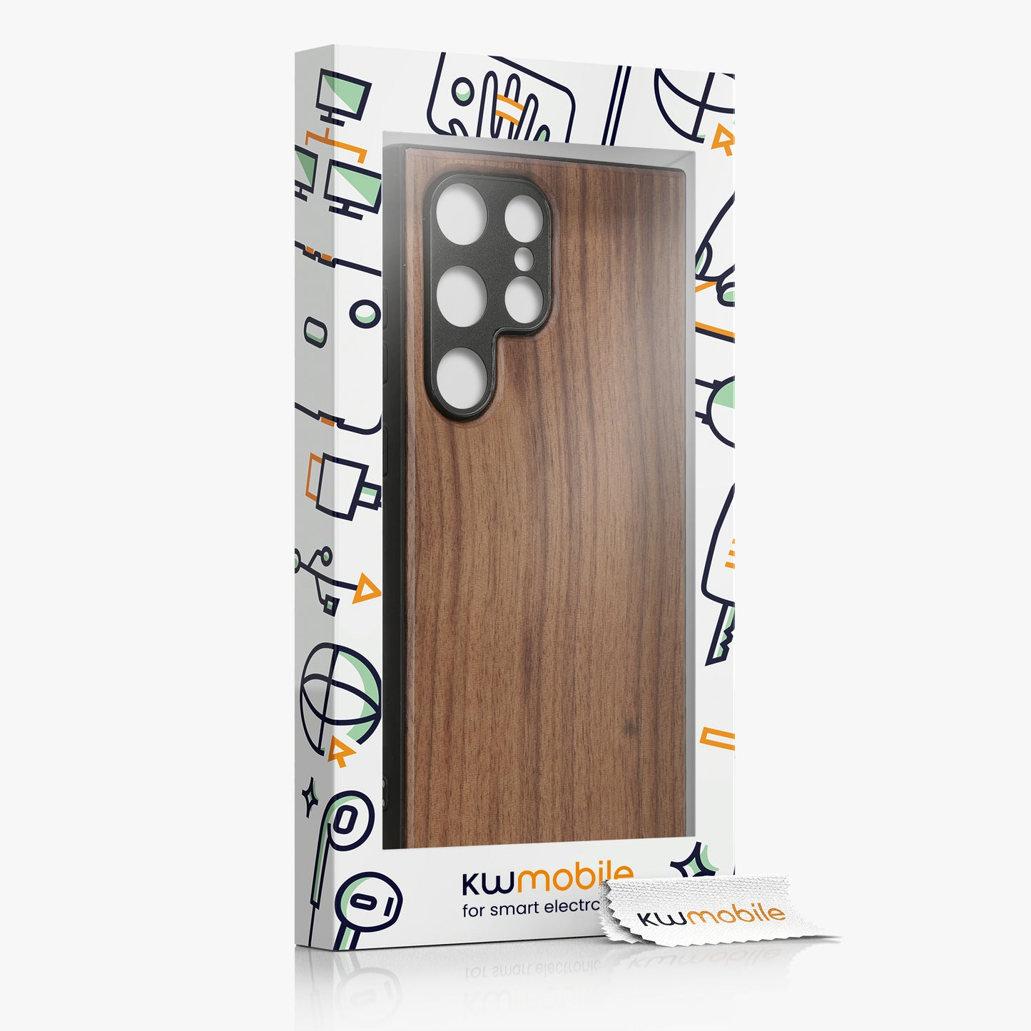 kwmobile Hülle kompatibel mit Samsung Galaxy S24 Ultra Hülle - stoßfestes Handy Cover - TPU Handyhülle
