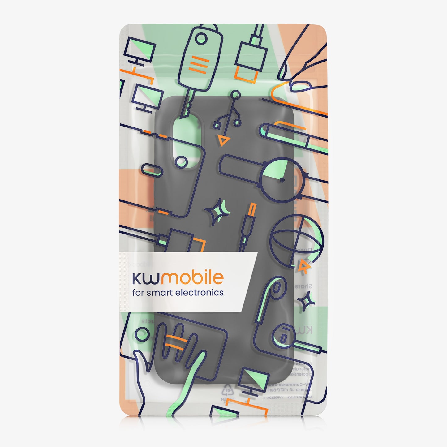 kwmobile Handyhülle für Samsung Galaxy Xcover7 Hülle - Case Silikon - Kabelloses Laden - Schutzhülle Cover