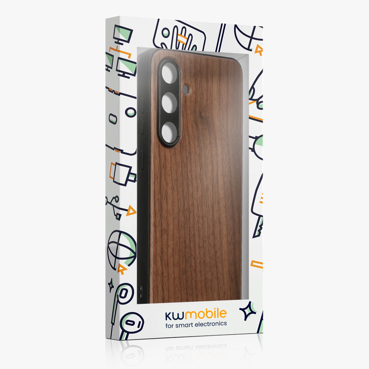 kwmobile Hülle kompatibel mit Samsung Galaxy S24 FE Hülle stoßfestes Handy Cover TPU Handyhülle