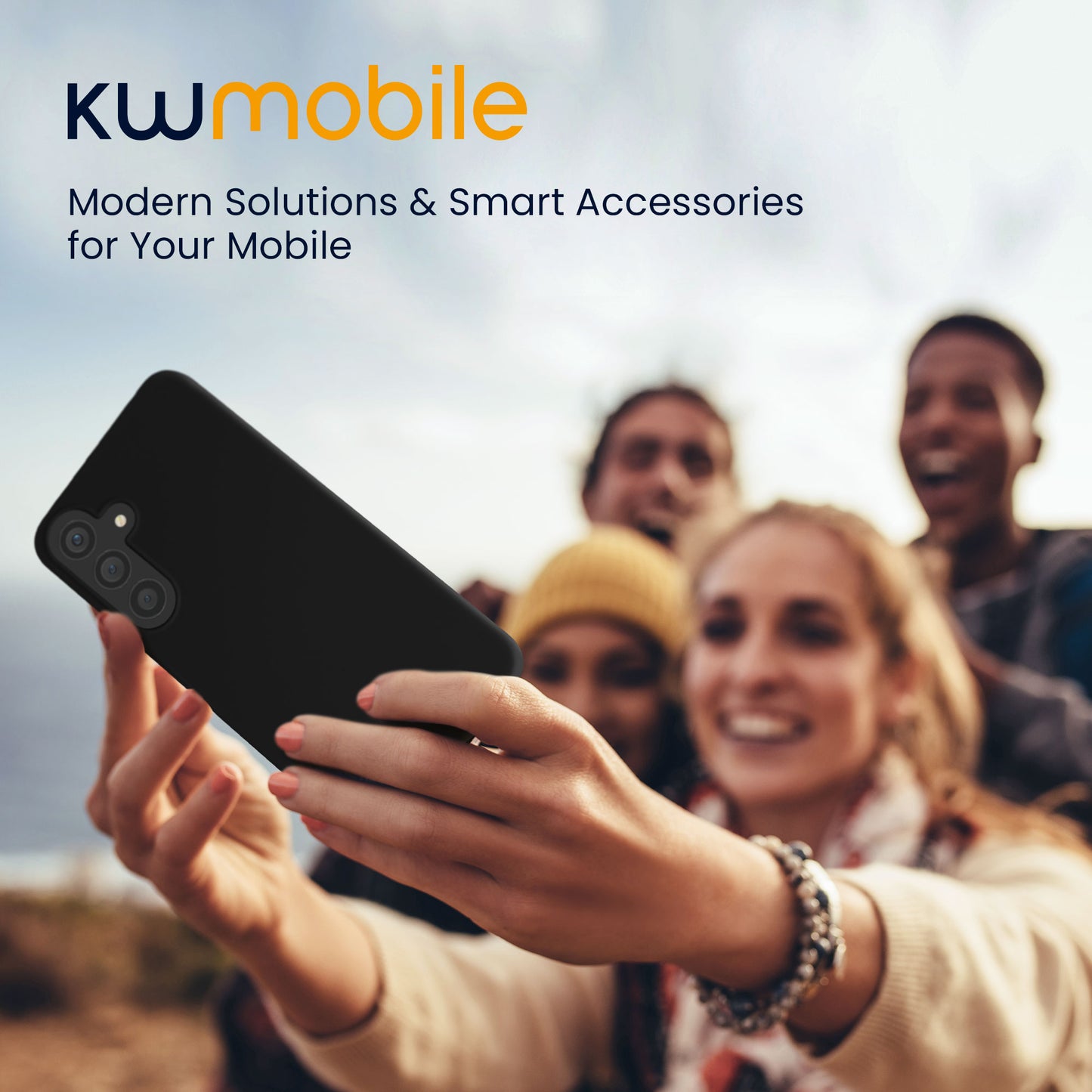 kwmobile Hülle kompatibel mit Samsung Galaxy S25 Plus Hülle Cover geeignet für kabelloses Laden