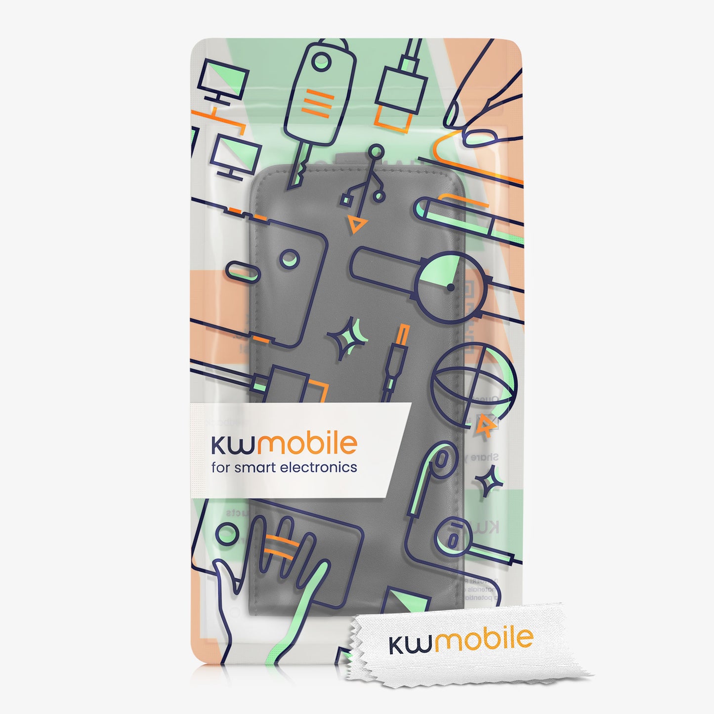 kwmobile Schutzhülle kompatibel mit Samsung Galaxy S25 Edge - Flip Case Handyhülle
