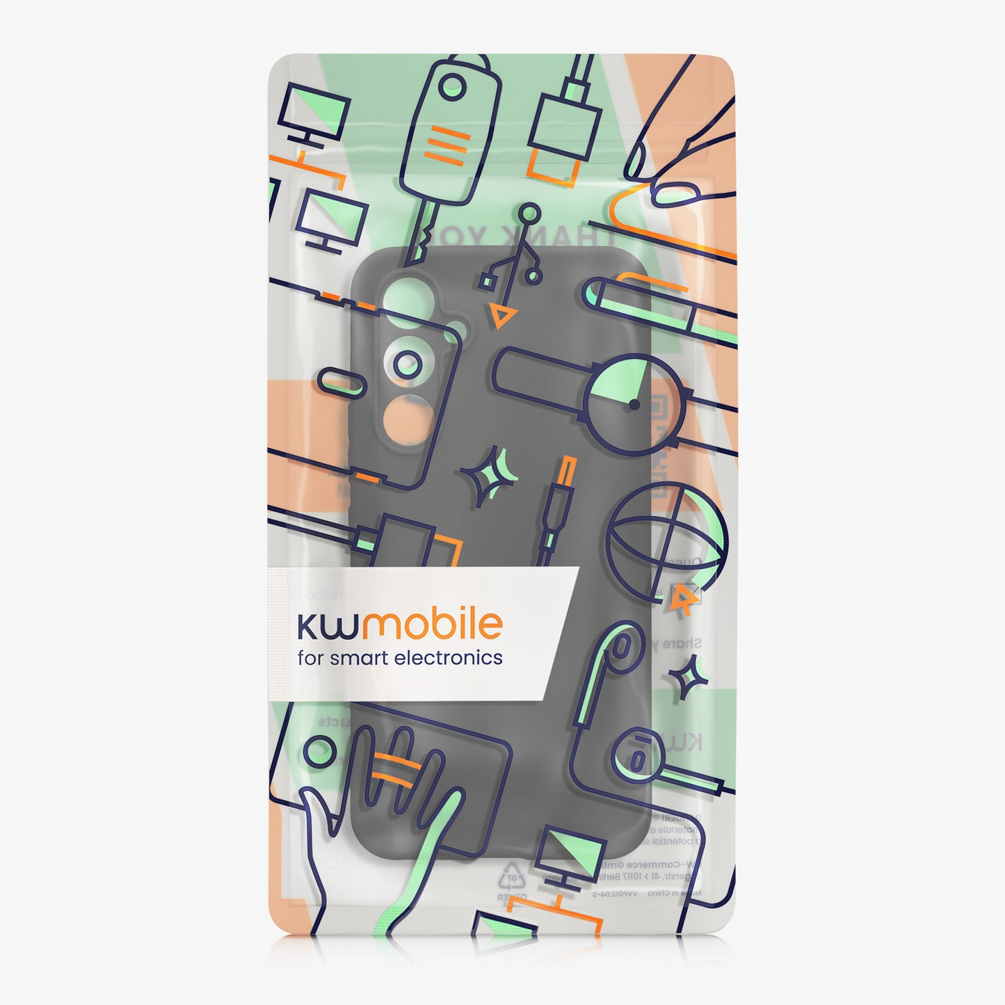 kwmobile Handyhülle für Samsung Galaxy A54 5G Hülle - weiches Handy Silikon Case - Schutzhülle Cover