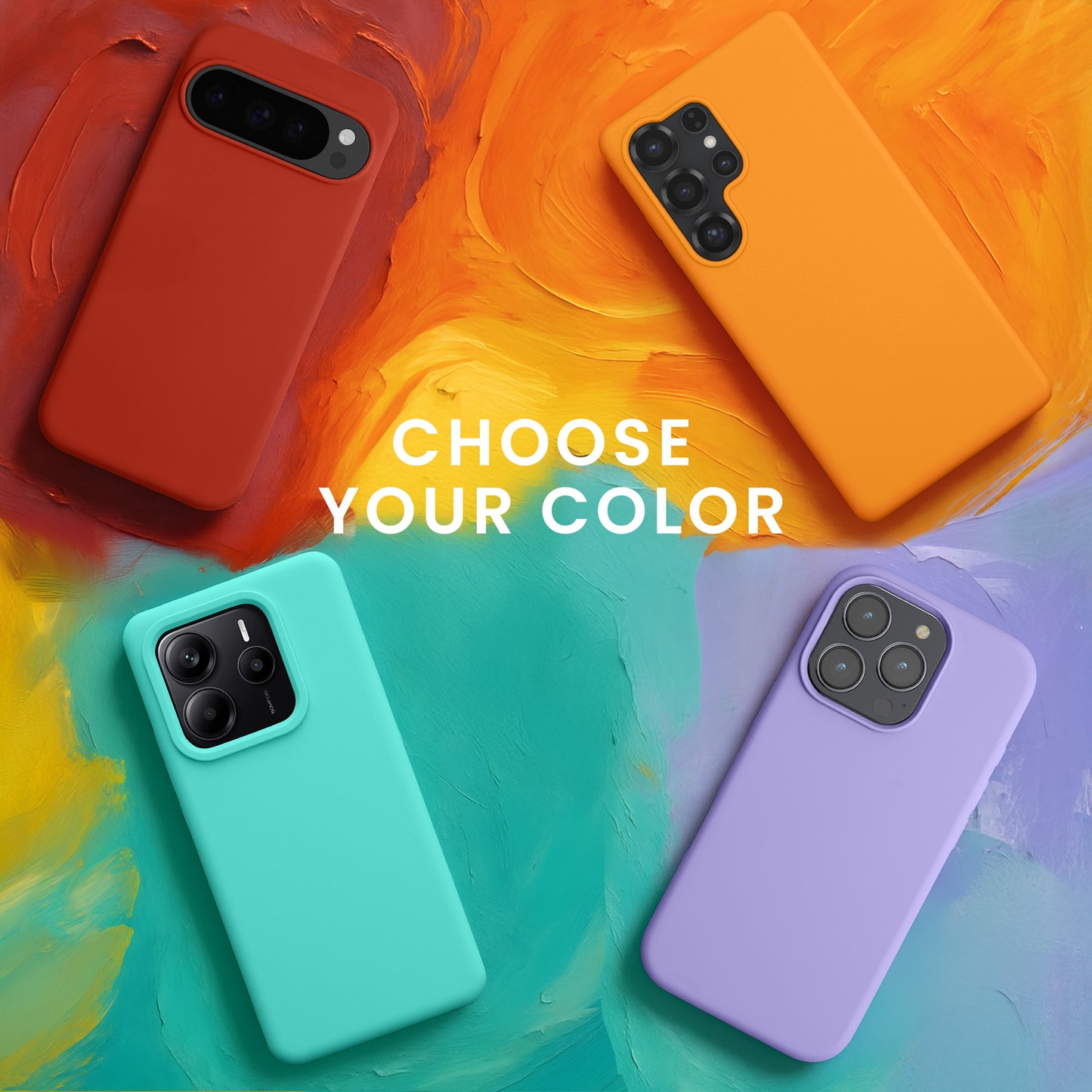 kwmobile Handyhülle für Samsung Galaxy S25 FE Hülle - Case Silikon - Kabelloses Laden - Schutzhülle Cover