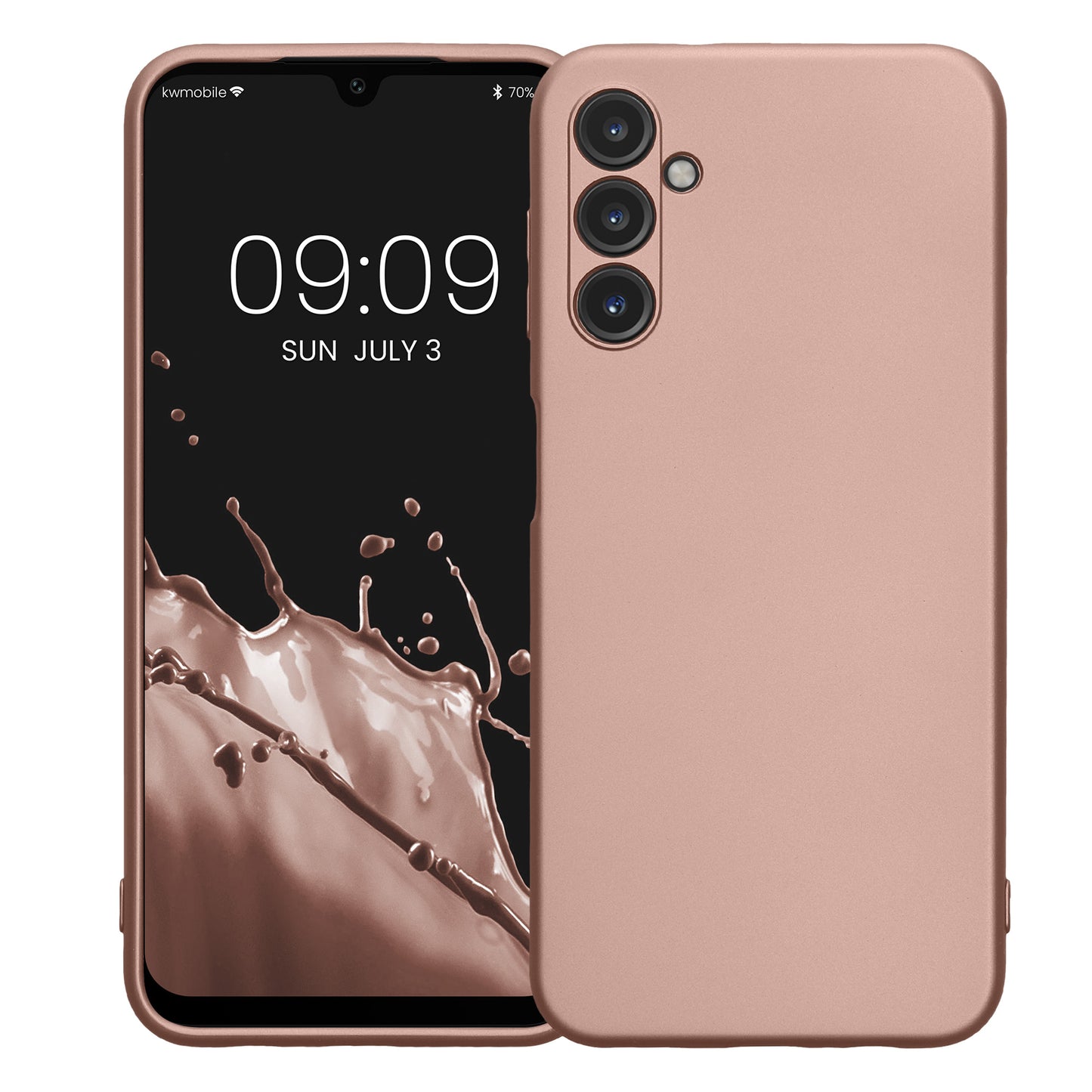 kwmobile Handyhülle für Samsung Galaxy A14 5G Hülle - weiche Silikon Case Schutzhülle Cover