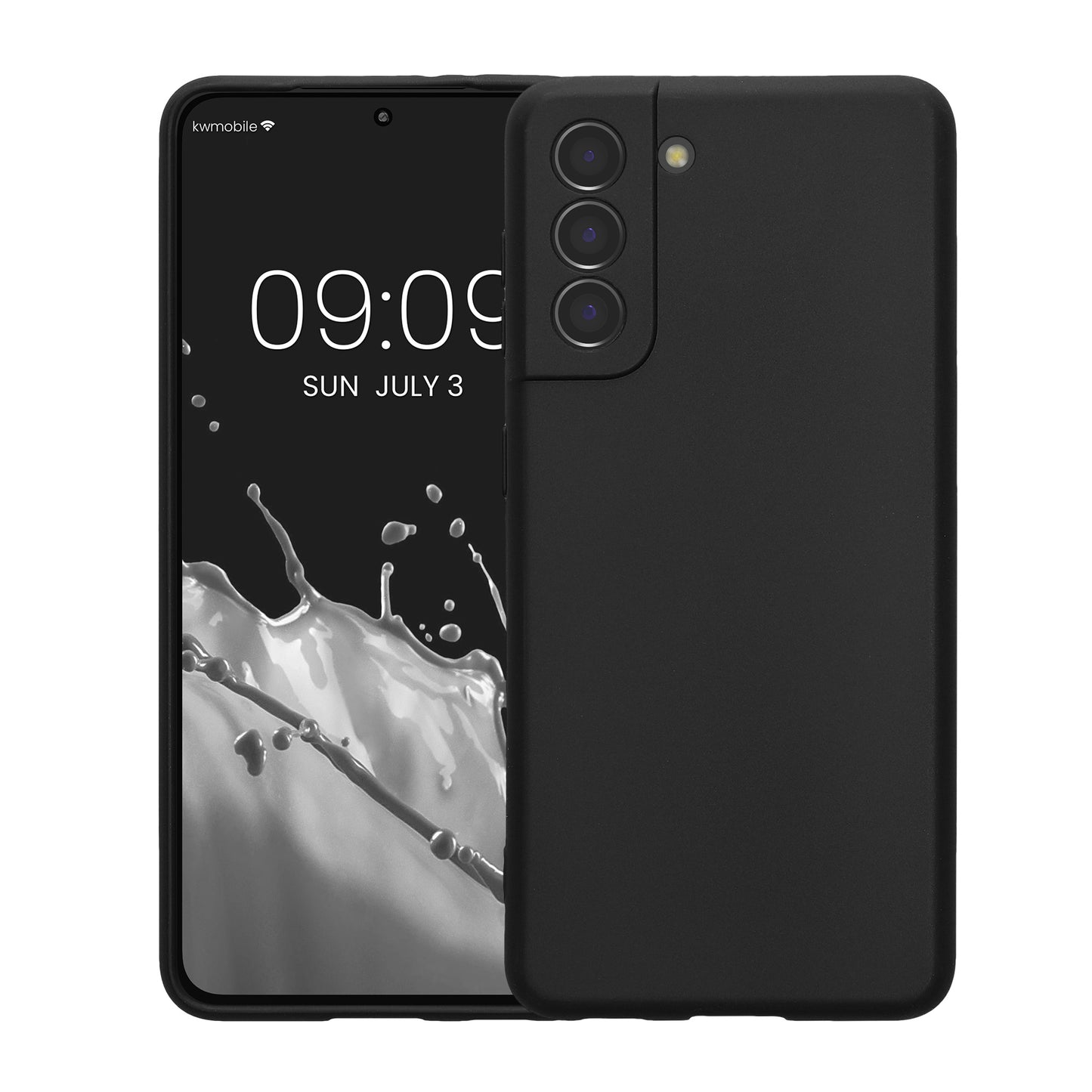 kwmobile Handyhülle für Samsung Galaxy S21 Hülle - weiches Handy Silikon Case - Schutzhülle Cover