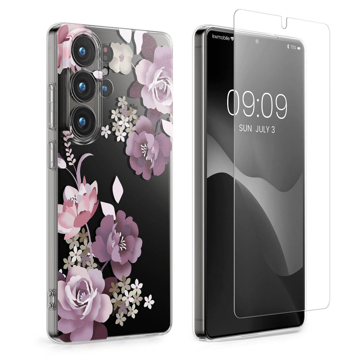 kwmobile Hülle kompatibel mit Samsung Galaxy S26 Ultra Handyhülle Mit Glas Schutzfolie
