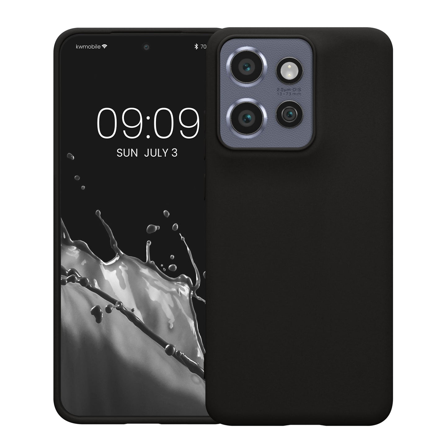 kwmobile Handyhülle für Motorola Edge 60 Neo / Edge 50 Neo / ThinkPhone 25 Hülle - Kabelloses Laden - Schutzhülle Cover