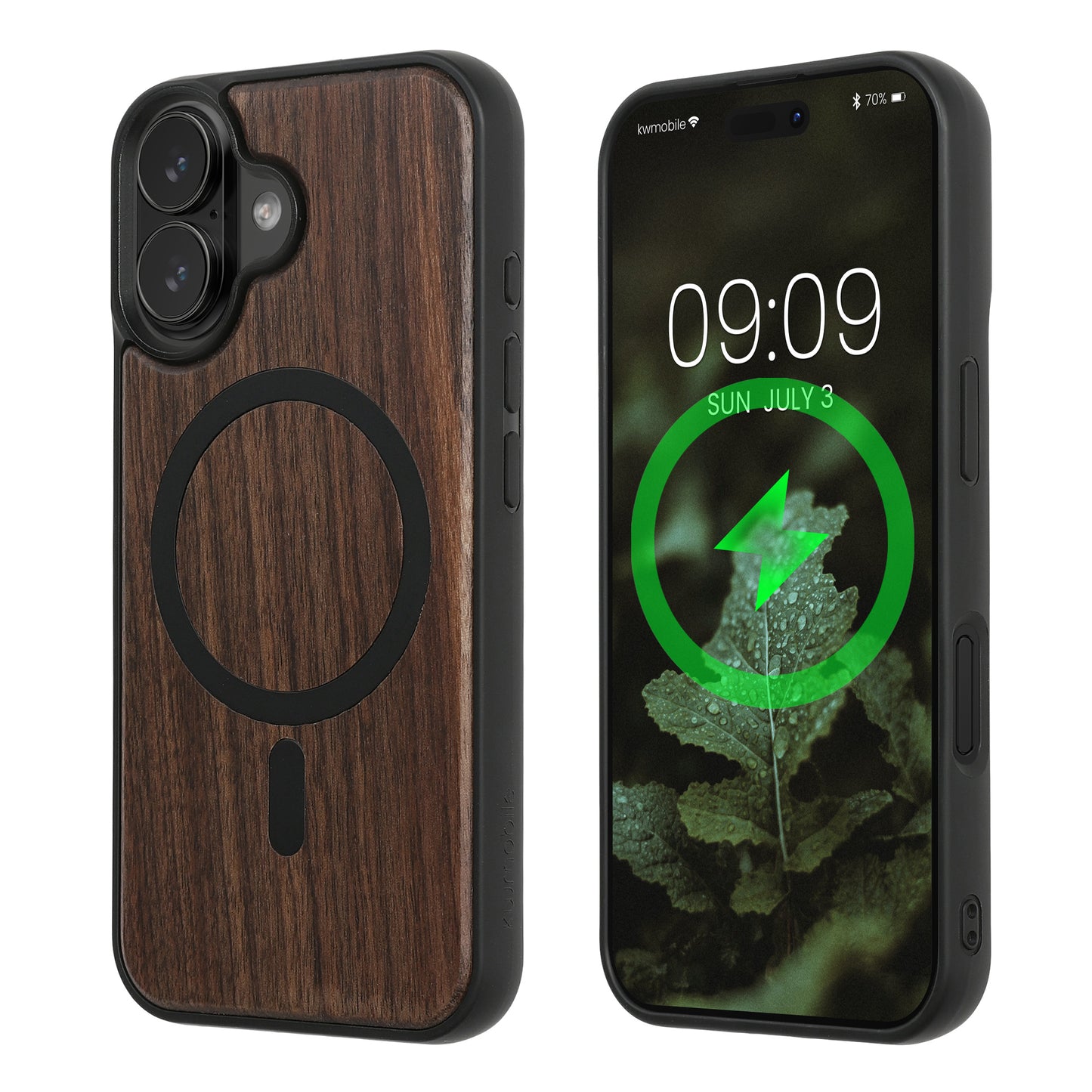 Hülle für Apple iPhone 16 Handyhülle - Holz TPU Cover