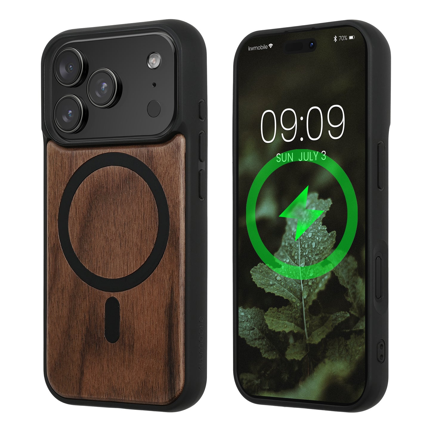 kwmobile Hülle für Apple iPhone 17 Pro Handyhülle - Cover aus TPU - Kompatibel mit MagSafe - Case in Schwarz