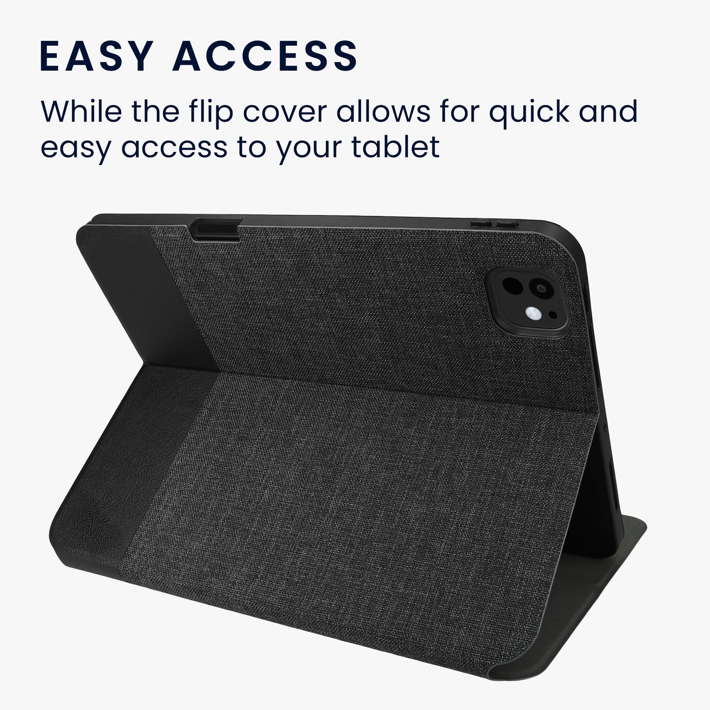 kwmobile Schutzhülle kompatibel mit Apple iPad Pro 11" (2024) - Hülle Slim - Tablet Cover Case mit Ständer