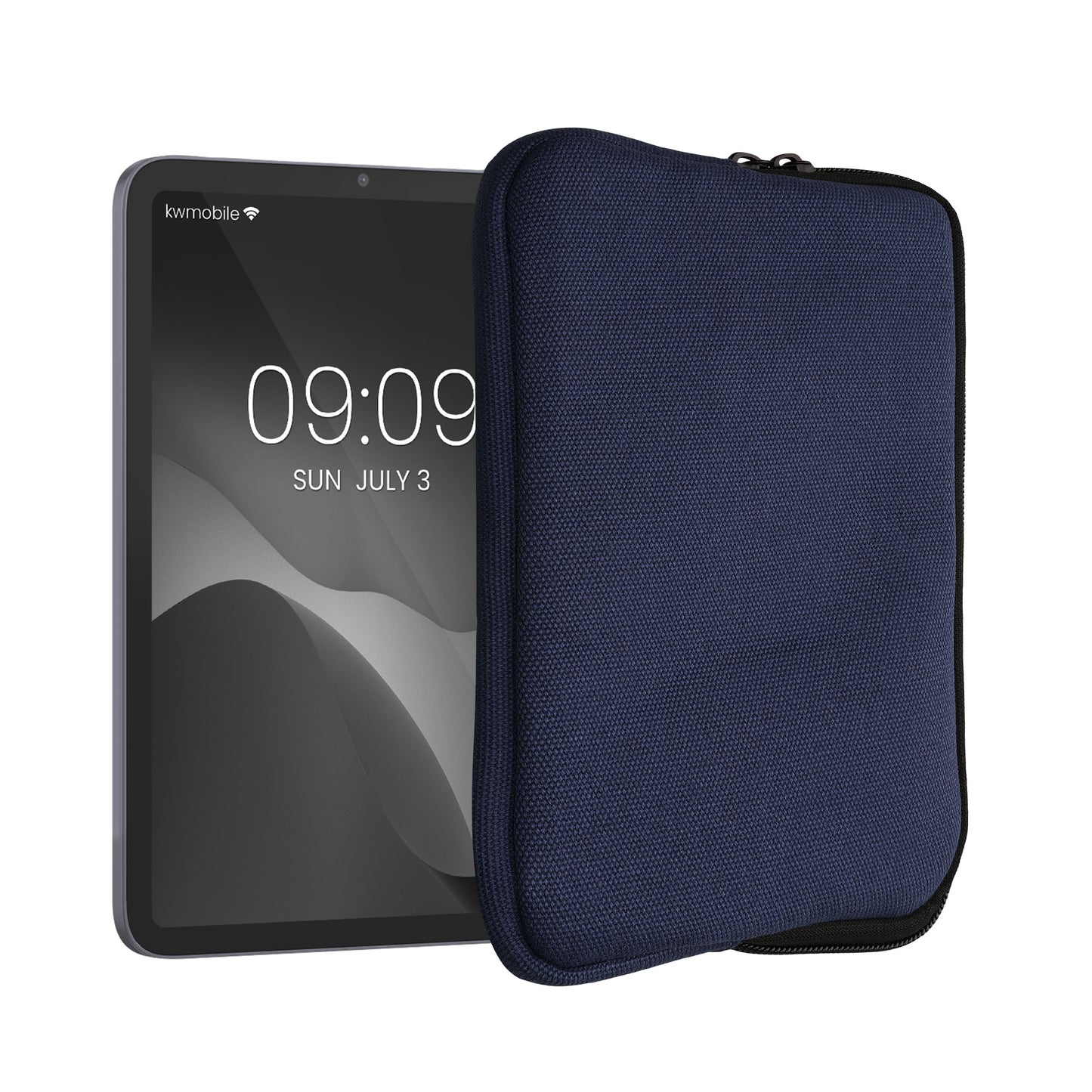 kwmobile Schutzhülle kompatibel mit 8"-8,4" Tablet Hülle mit Reißverschluss