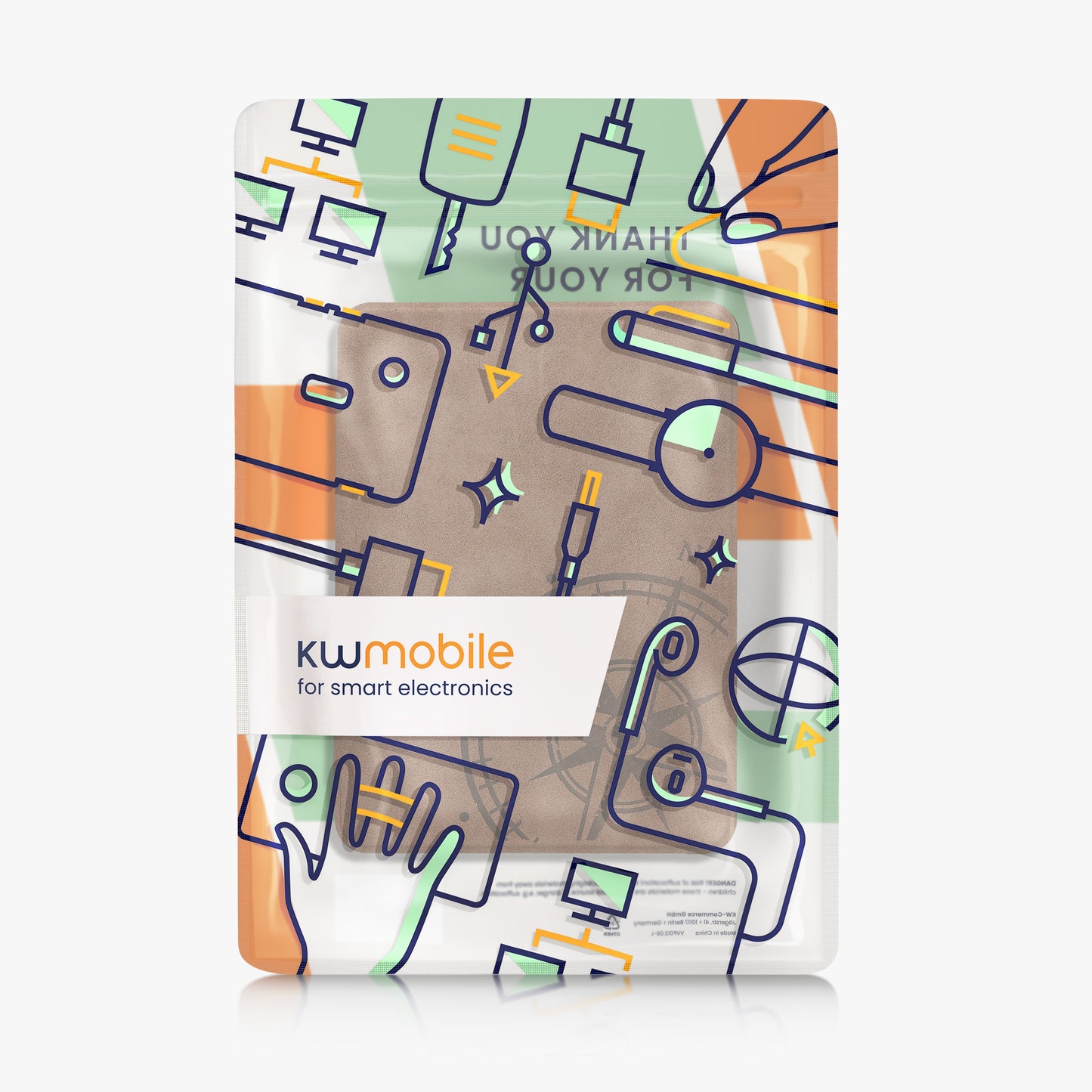 kwmobile Hülle kompatibel mit Amazon Kindle Paperwhite (2024)/Colorsoft - Kunstleder eReader Schutzhülle - Kompass Vintage