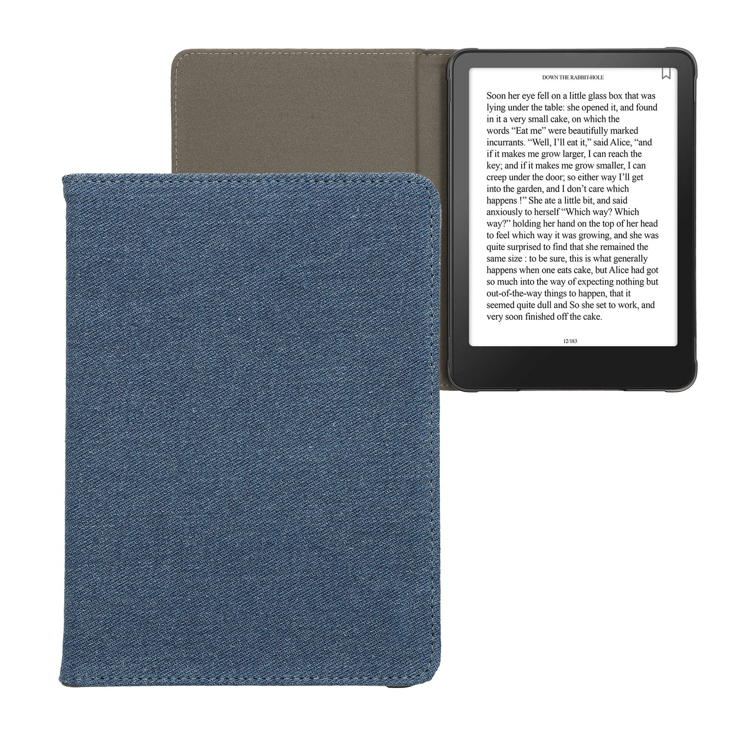 kwmobile Klapphülle kompatibel mit Amazon Kindle Paperwhite (2024)/Colorsoft - Schutzhülle e-Reader - Hülle eReader