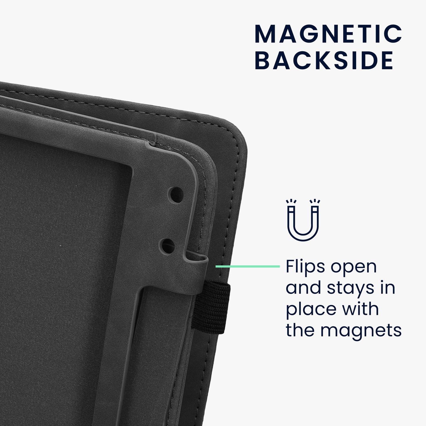 kwmobile Flip Hülle kompatibel mit Kobo Kobo Libra Colour / Tolino Vision Color - Handschlaufe - Cover