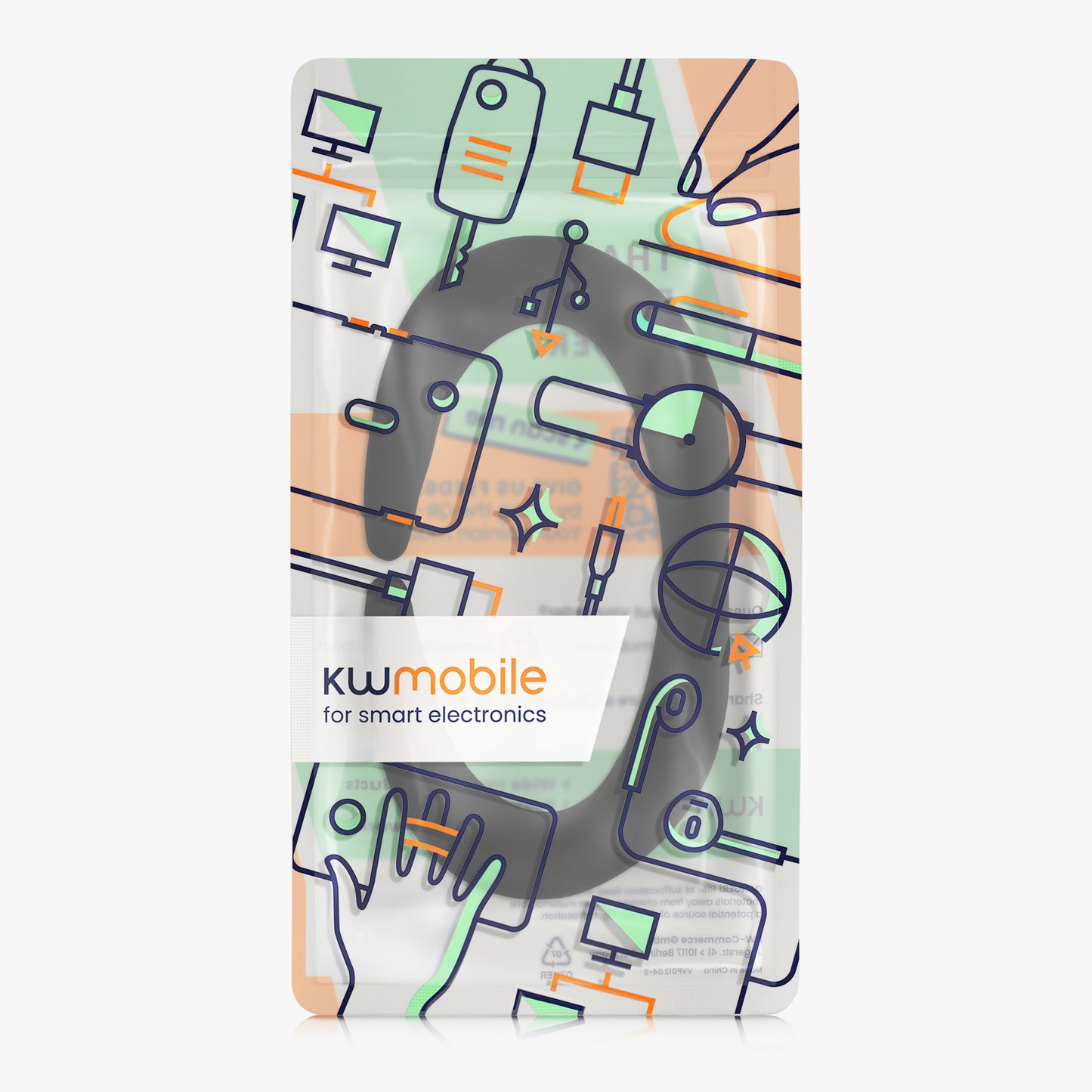 kwmobile VR Maske kompatibel mit Meta Quest 3 Cover gegen Schweiß und Verschmutzung