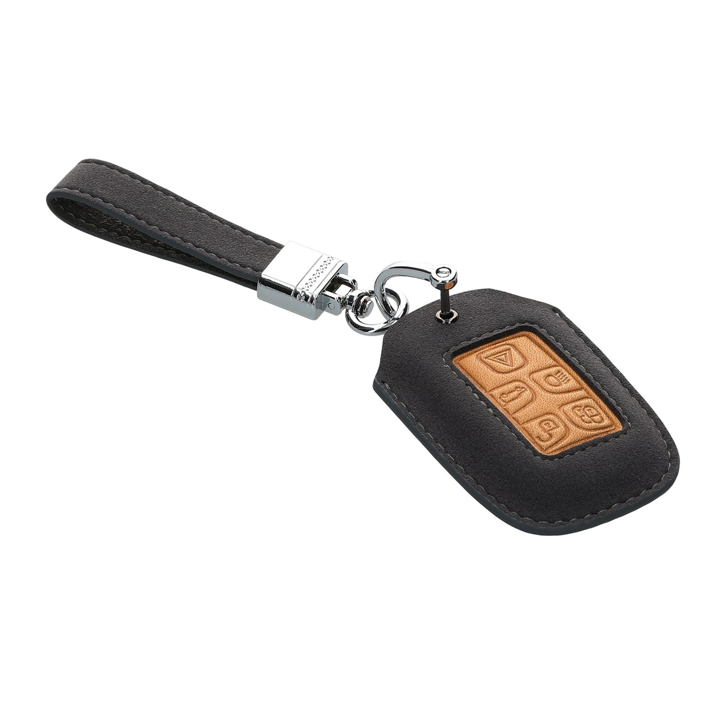 kwmobile Autoschlüssel Hülle kompatibel mit Land Rover Jaguar 5-Tasten Funk Autoschlüssel - Schlüsselhülle Schlüssel Case - Cover