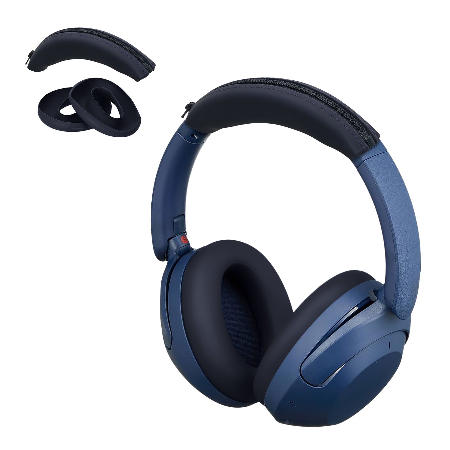 kwmobile Kopfband Abdeckung Ohrpolster Set kompatibel mit Sony WH-XB910N - Headband Case - Kopfhörer Ersatz Polster - Schutz