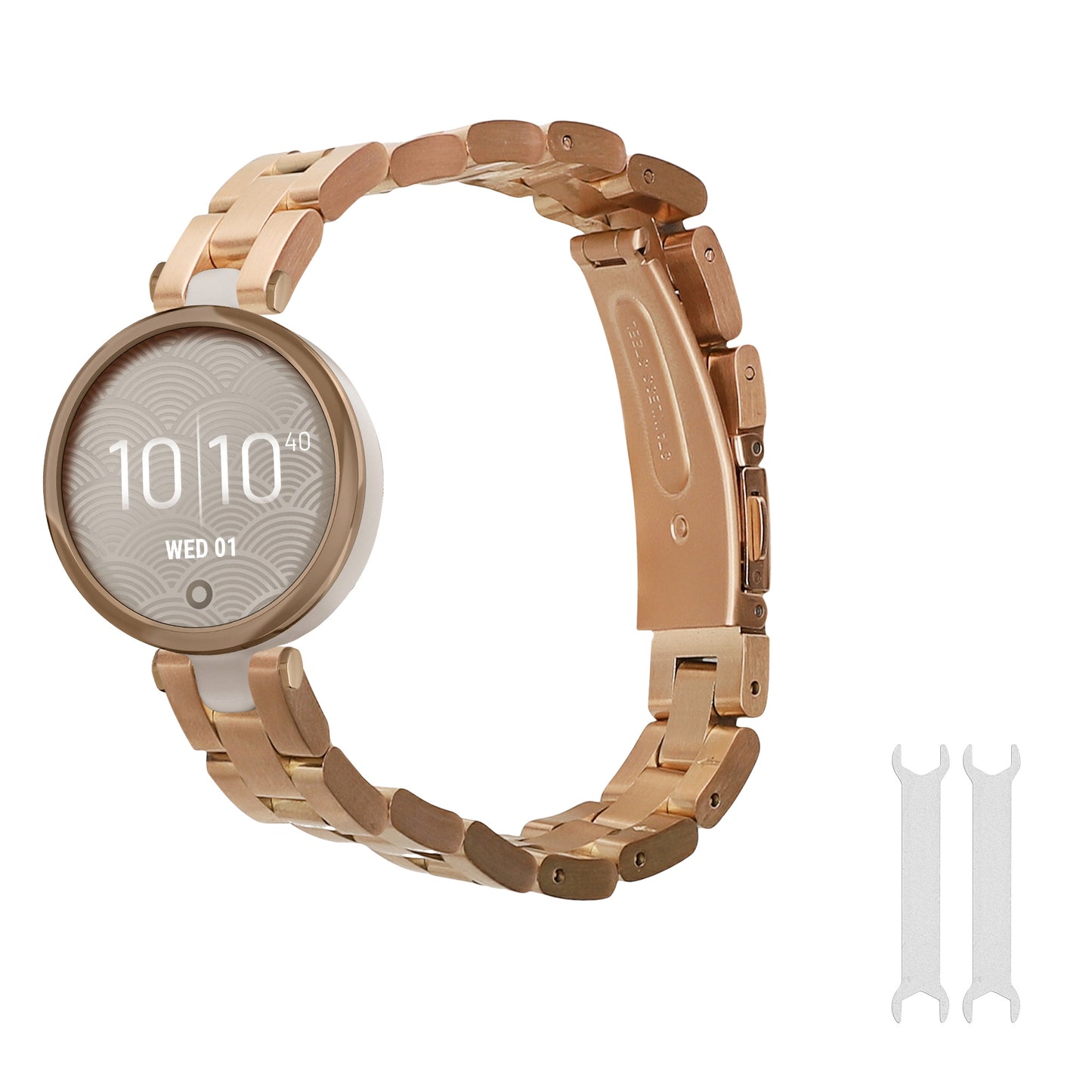 kwmobile Uhrenarmband kompatibel mit Garmin Lily Sport Ersatz Armband Ersatzarmband für Smartwatch 14 - 22 cm Innenmaße