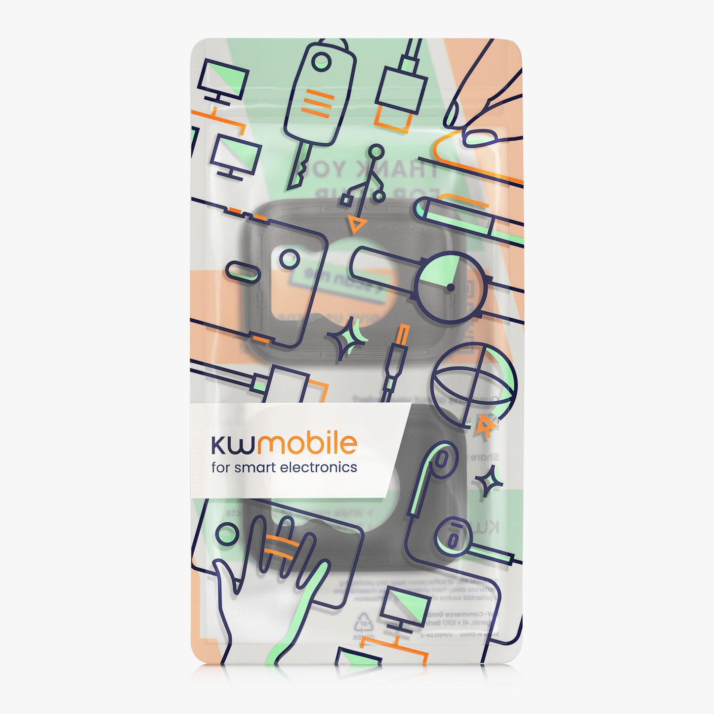kwmobile Sport Schutzhülle kompatibel mit Xiaomi Mi Band 8 Pro Cover ohne Tracker