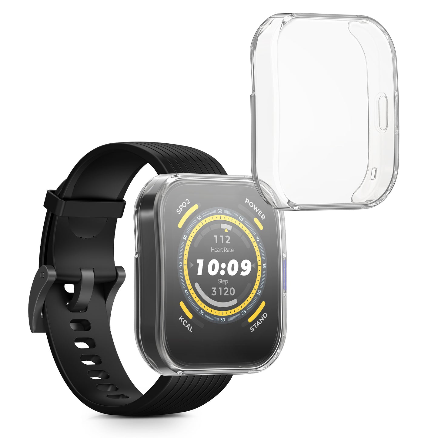 kwmobile Schutzhülle für Huami Amazfit Bip 5 Fullbody Display Cover Set