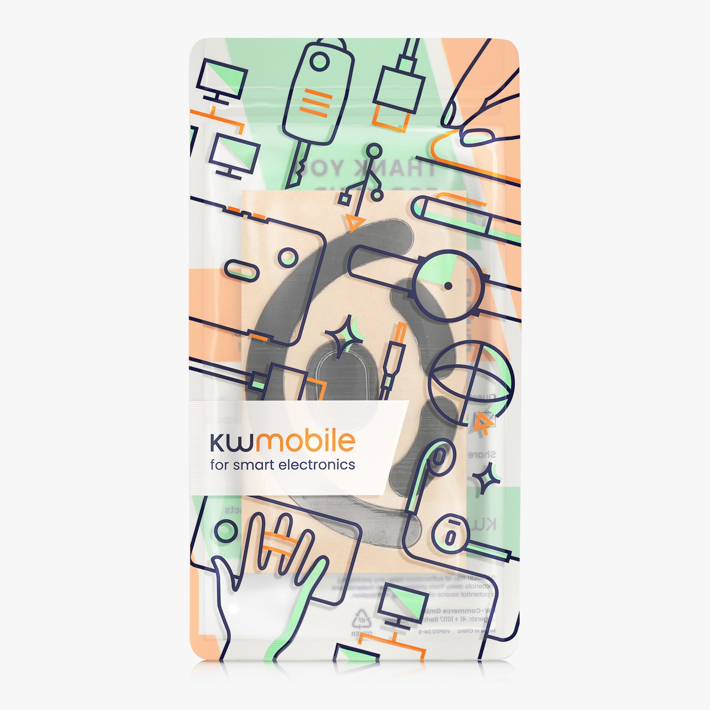 kwmobile Mouse Feet Sticker kompatibel mit Logitech M650 L / M750 L Ersatz Glider Mausfüße passgenau Maus Glides