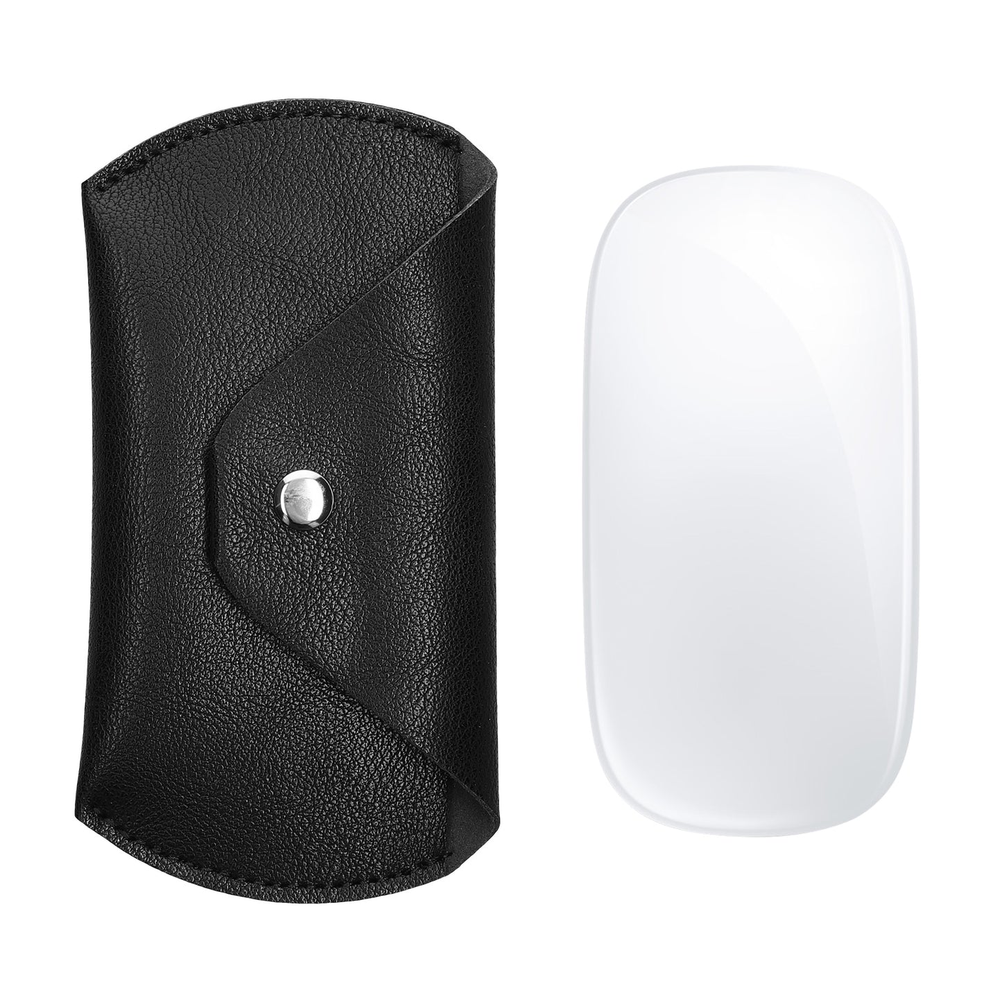 kwmobile Maus Schutzhülle kompatibel mit Apple Magic Mouse 1 / Magic Mouse 2 / Logitech Pebble Wireless Hülle - Hülle für PC Mouse - Cover für Computer Maus