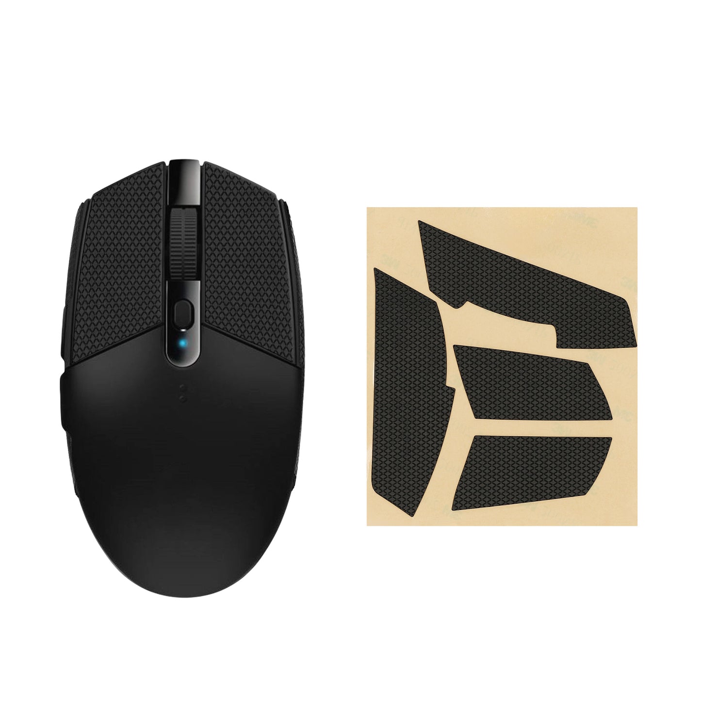 kwmobile Gaming Maus Grip Tape für Logitech G102 / G304 Mouse Grip Tape Rutschfestes Griffband für PC Maus
