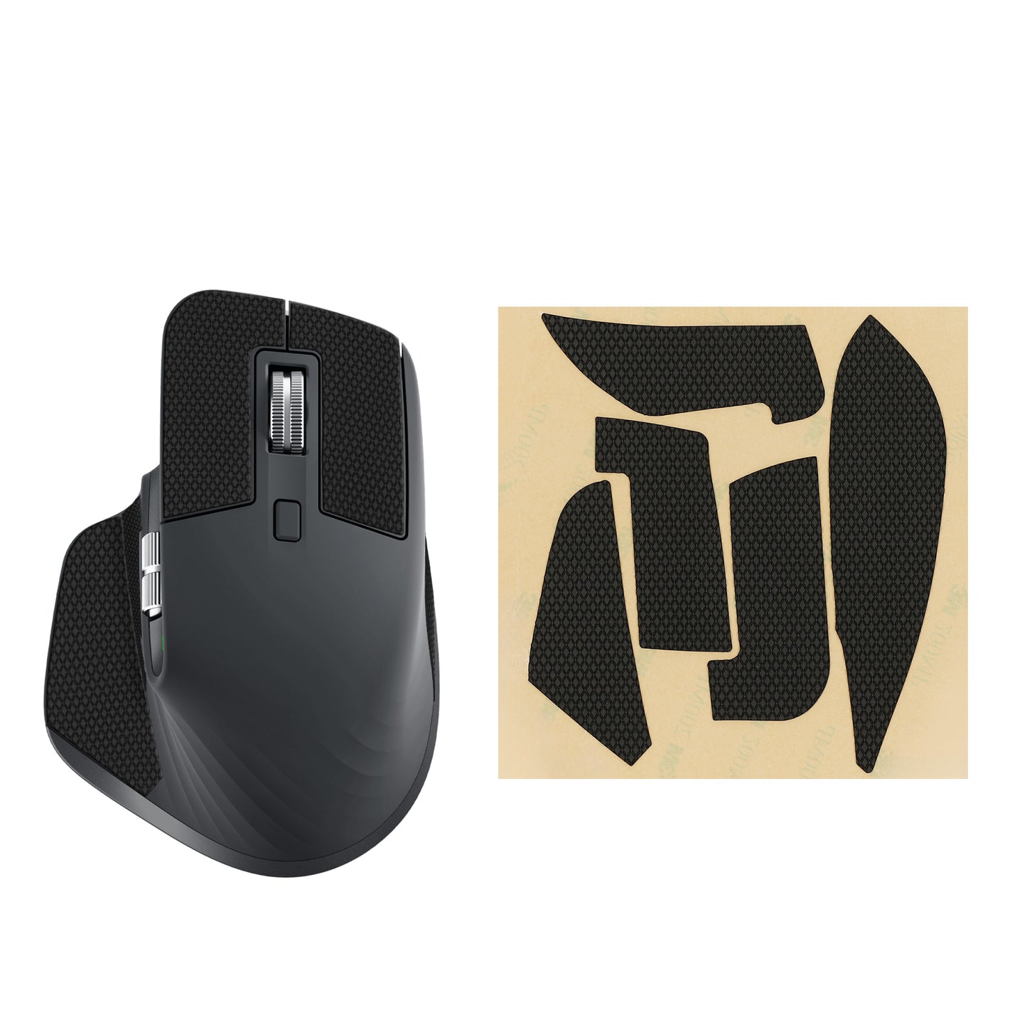 kwmobile Gaming Maus Grip Tape für Logitech MX Master 3S Mouse Grip Tape - Rutschfestes Griffband für PC Maus