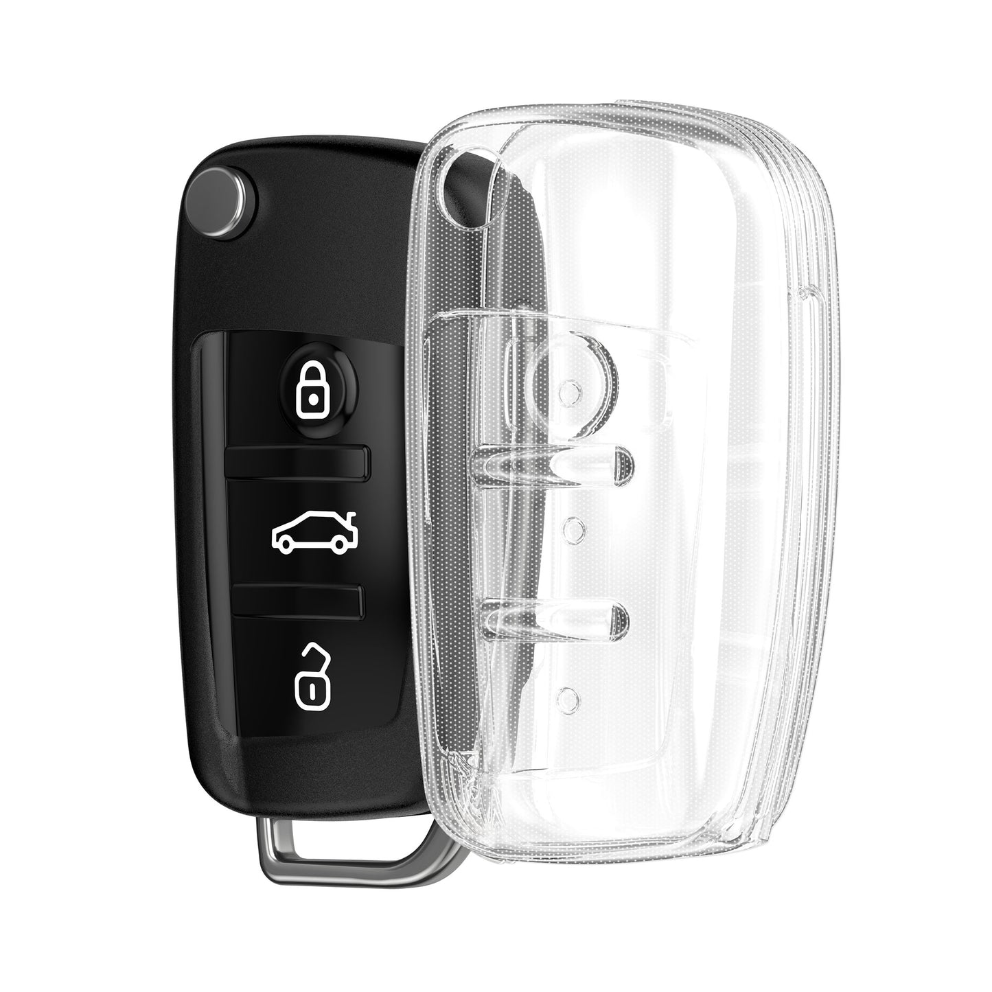 Silikon Hülle kompatibel mit Audi Autoschlüssel