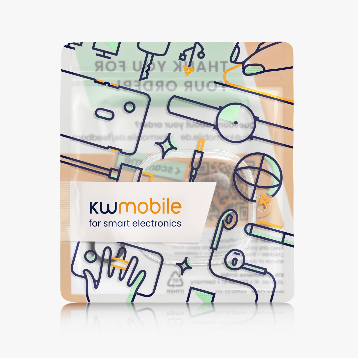 kwmobile Hülle für Anker soundcore P40i Case Schutzhülle Kopfhörer Cover