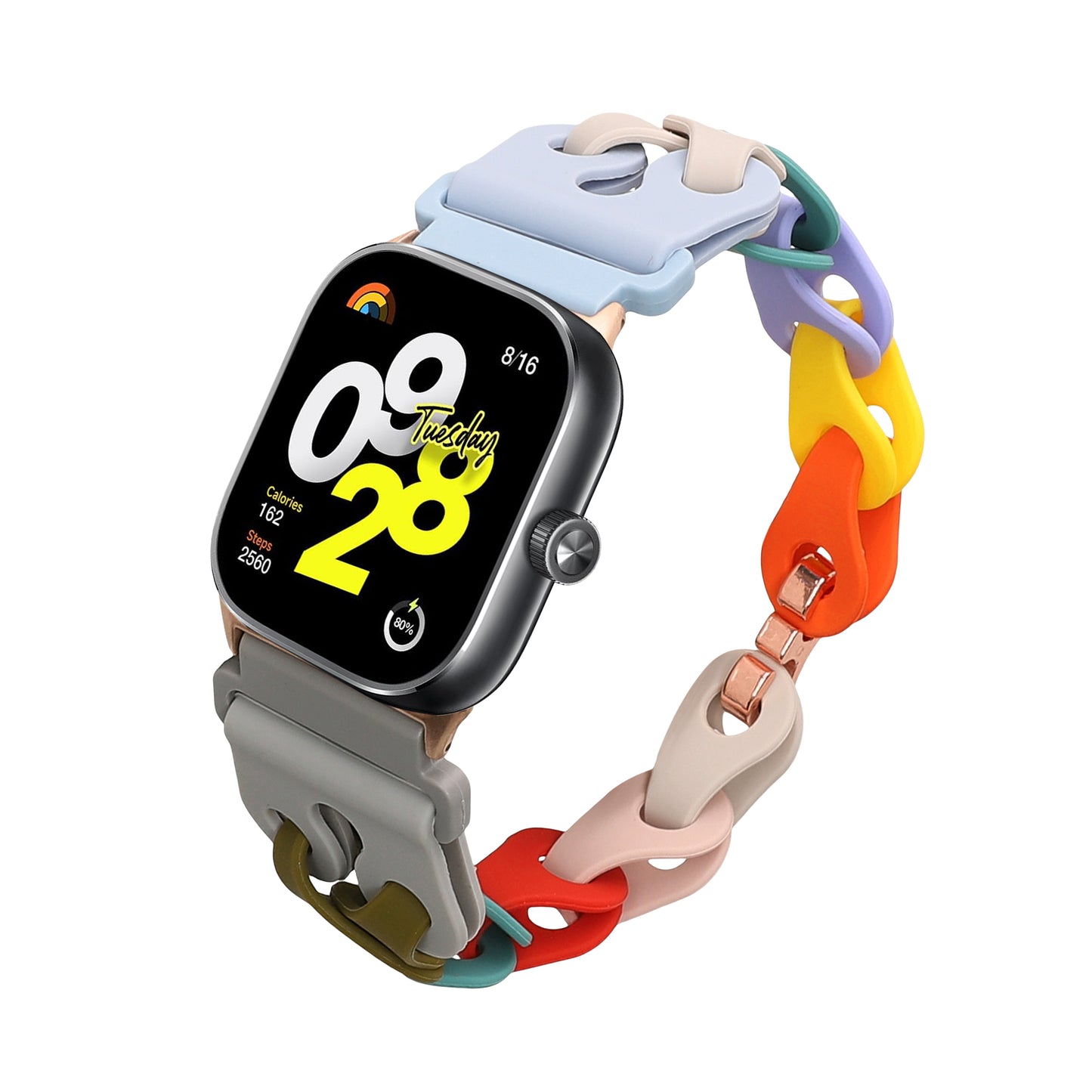 kwmobile Ersatzarmband kompatibel mit Xiaomi Smart Band 8 Pro / Band 9 Pro / Redmi Watch 5 / Redmi Watch 4 Armband für Fitnesstracker - 14 - 22 cm Innenmaße