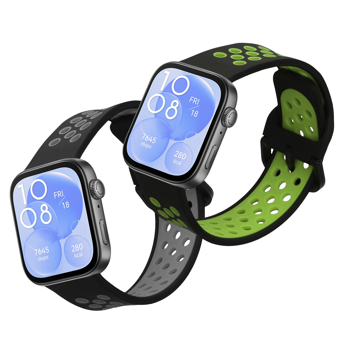 kwmobile Uhrenarmband für Huawei Watch Fit 3 Armband Fitnesstracker Band Set Ersatzarmband Smartwatch