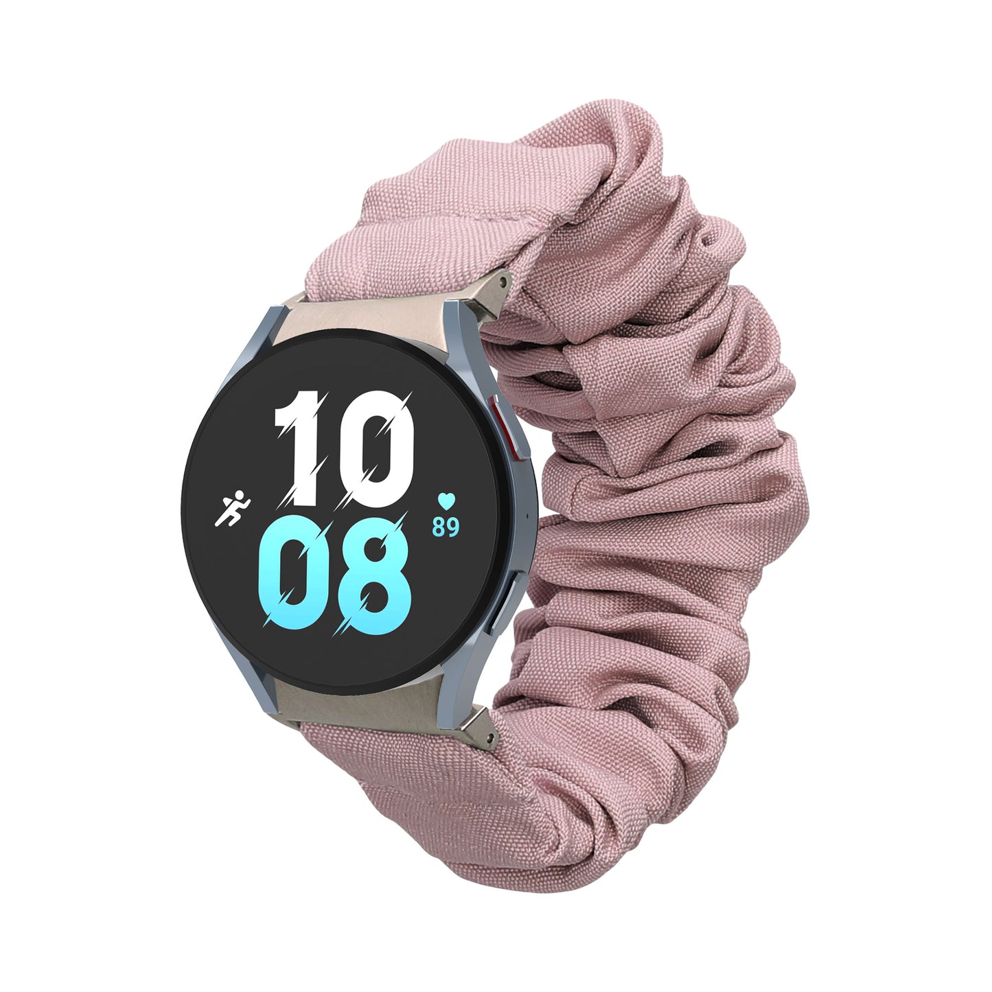 kwmobile Ersatz Armband kompatibel mit Samsung Galaxy Watch Smartwatch Scrunchie Haargummi Design Innenmaße 14 - 19 cm