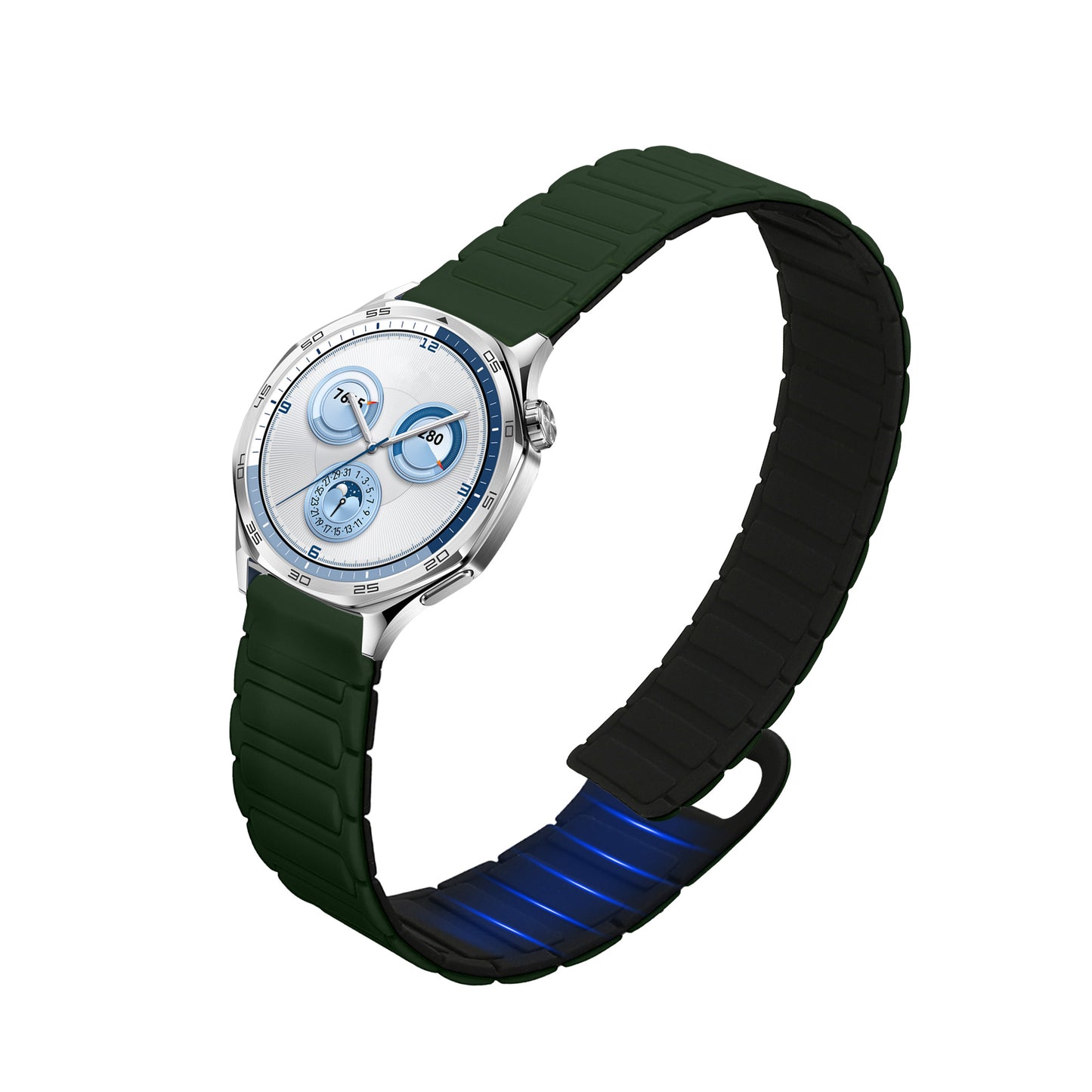 kwmobile Ersatzarmband kompatibel mit Huawei Watch GT5 46mm / GT5 Pro 46mm Armband - Fitnesstracker Band mit Magnetverschluss