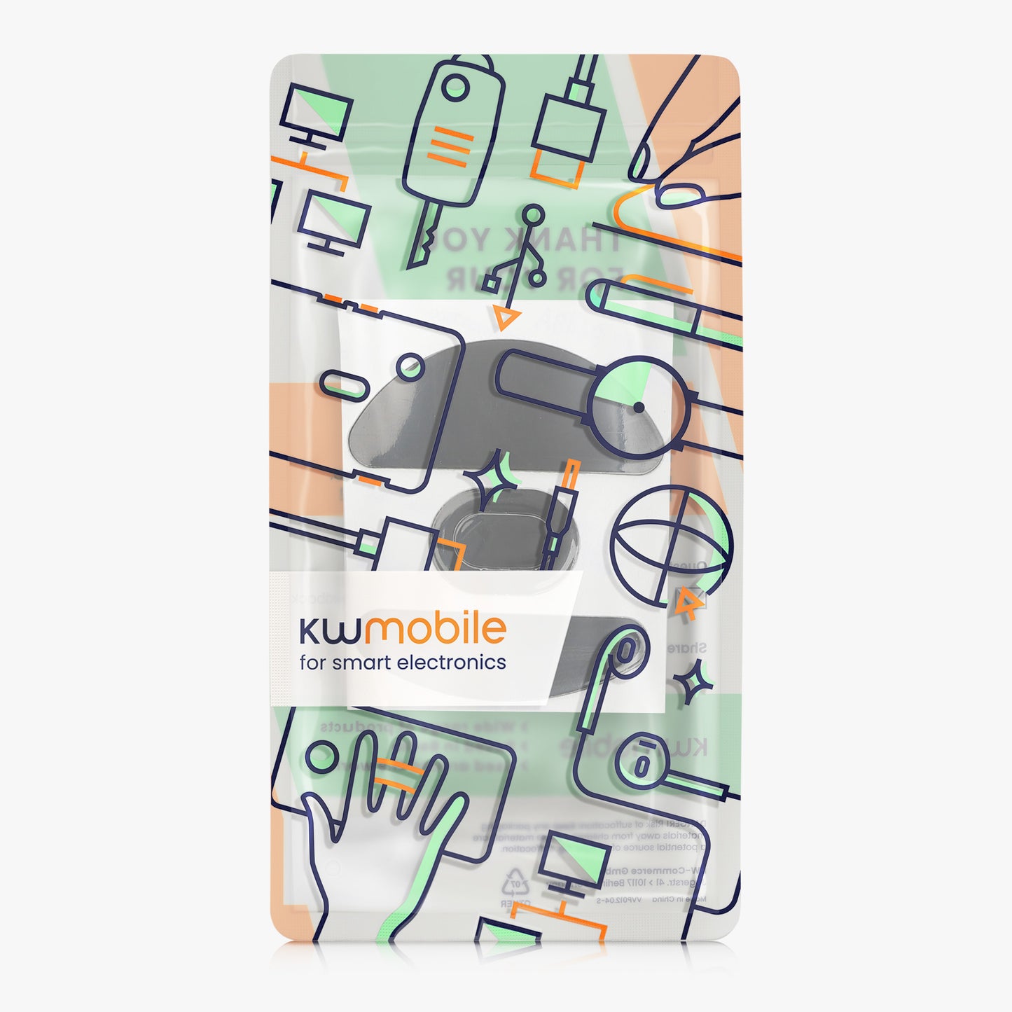 kwmobile Mouse Feet Sticker kompatibel mit SteelSeries Aerox 3 Ersatz Glider - Mausfüße passgenau - Maus Glides