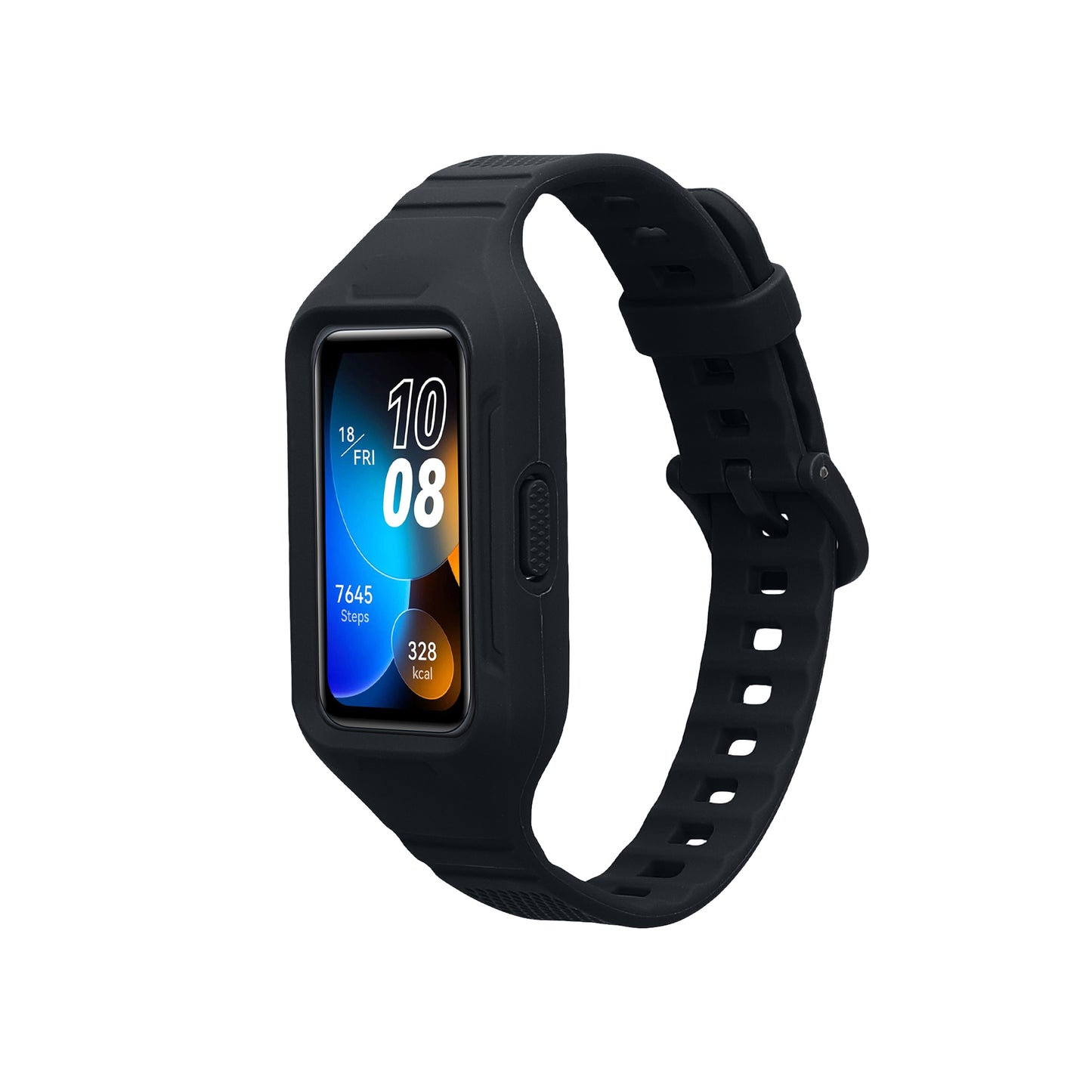 kwmobile Sportarmband kompatibel mit Huawei Band 9 / Band 8 7 6 Pro / Honor Band 7 6 - Armband für Fitnesstracker - mit Schutz Bumper
