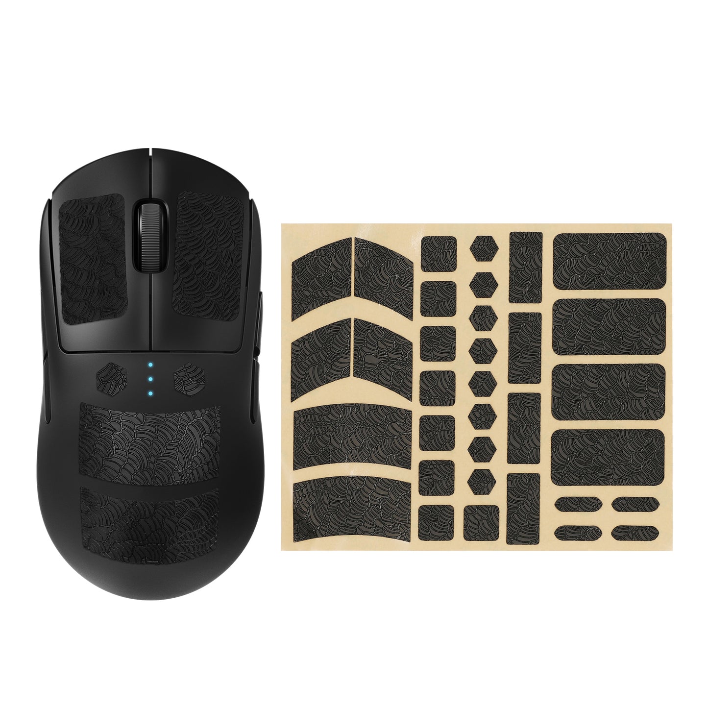 kwmobile Gaming Maus Grip Tape für Universal Wireless Mouse Mouse Grip - Rutschfestes Grip-Tape für PC Mouse - Maus Griffband in verschiedenen Größen