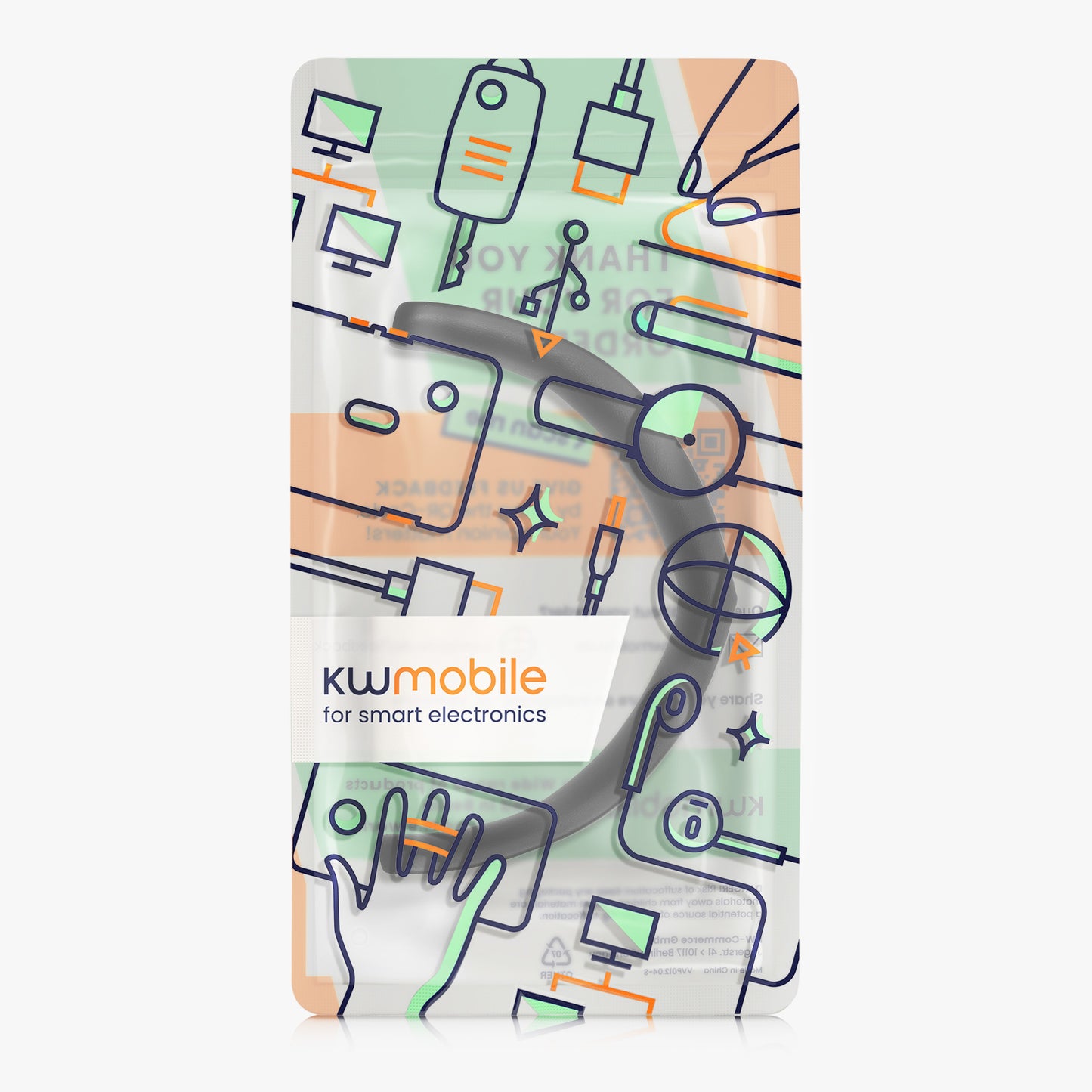 kwmobile Bügelpolster kompatibel mit Sennheiser QC Ultra / QuietComfort Ultra Over Ear Kopfhörer Ersatz Kopfbügel Polster