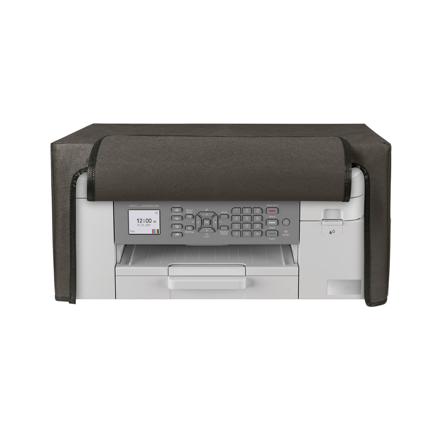 kwmobile Cover kompatibel mit Brother MFC-J4335DW - Tasche Hülle Drucker - Staubschutzhülle Schutzhaube Schutzhülle