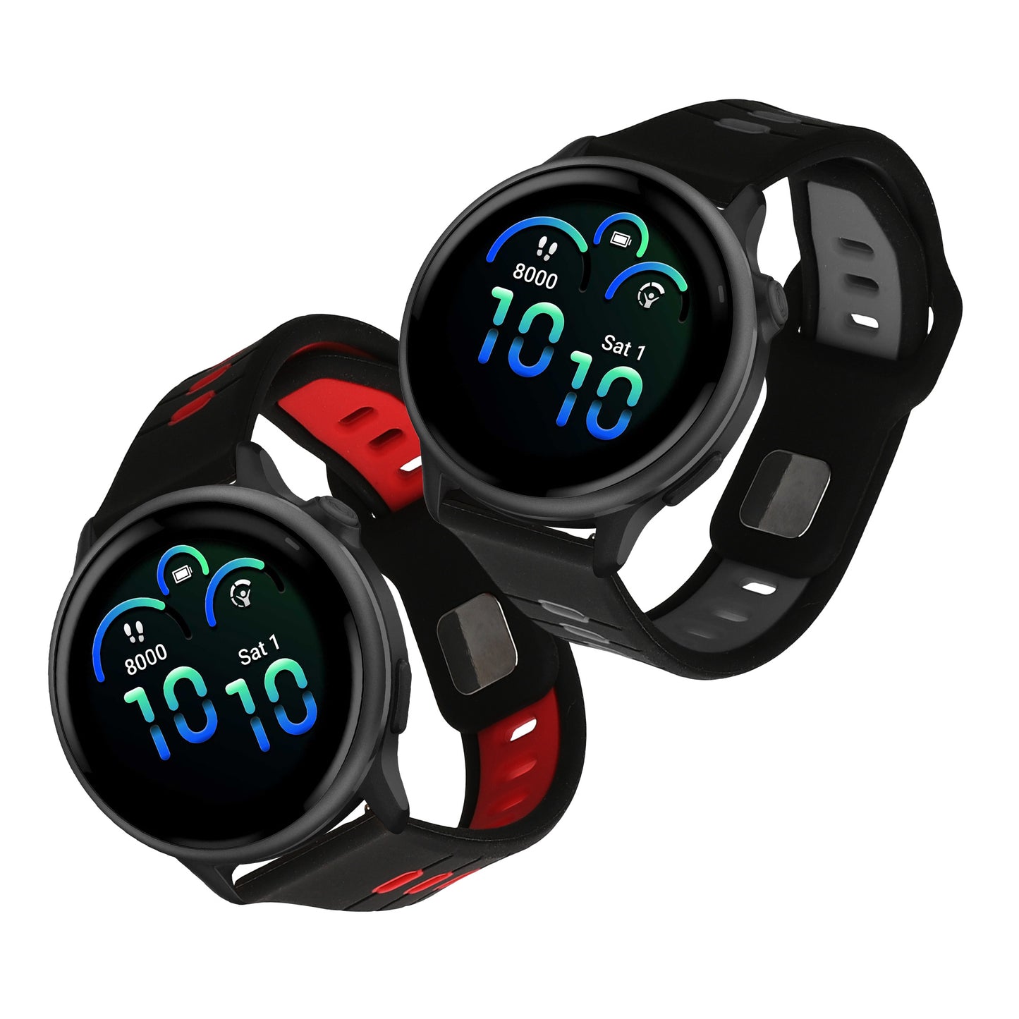 kwmobile Uhrenarmband für Garmin vivoactive 6 / vivomove Trend / Forerunner 55 Armband Fitnesstracker Band Set Ersatzarmband Smartwatch