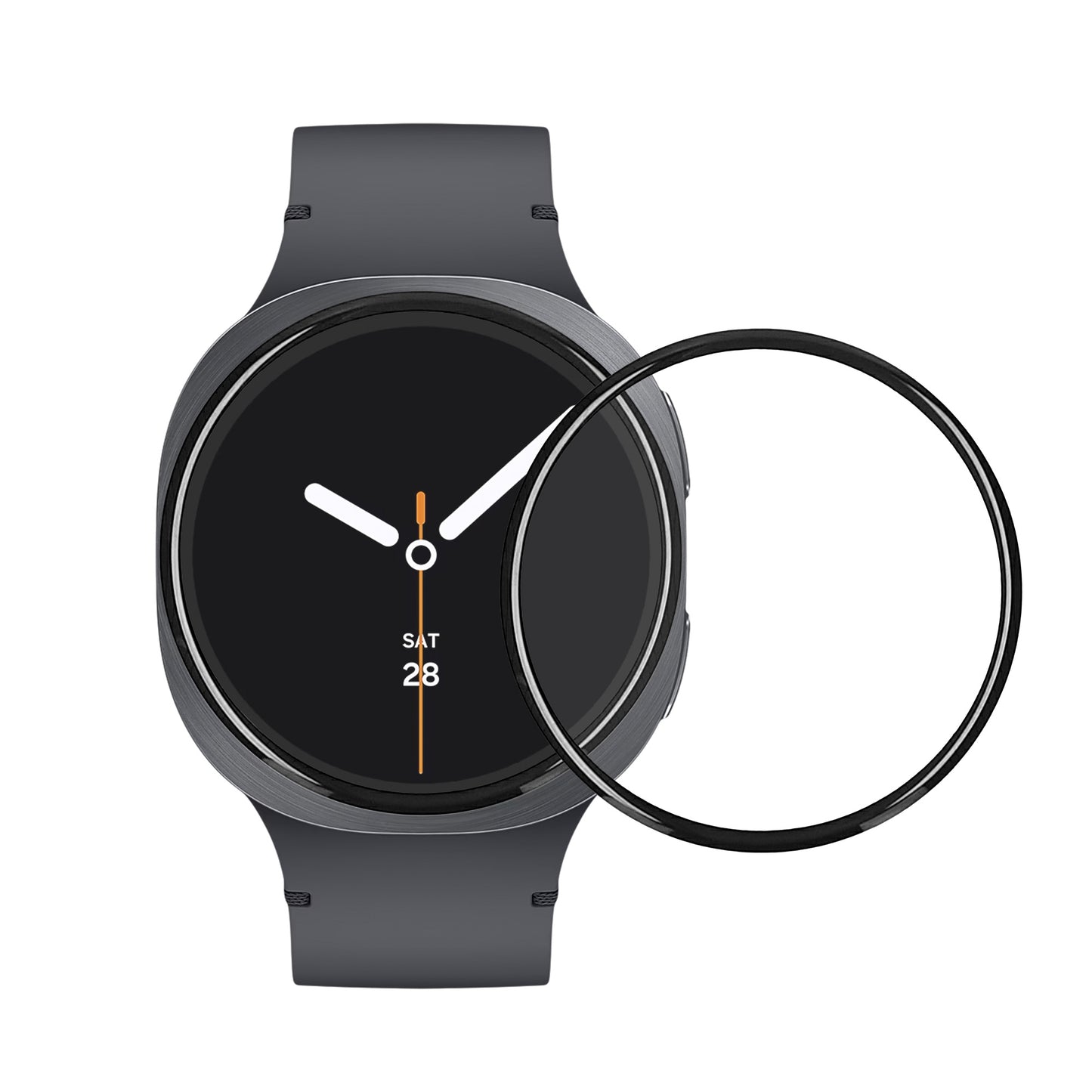 2x Displayschutzfolie für Samsung Galaxy Watch 8 (44mm)